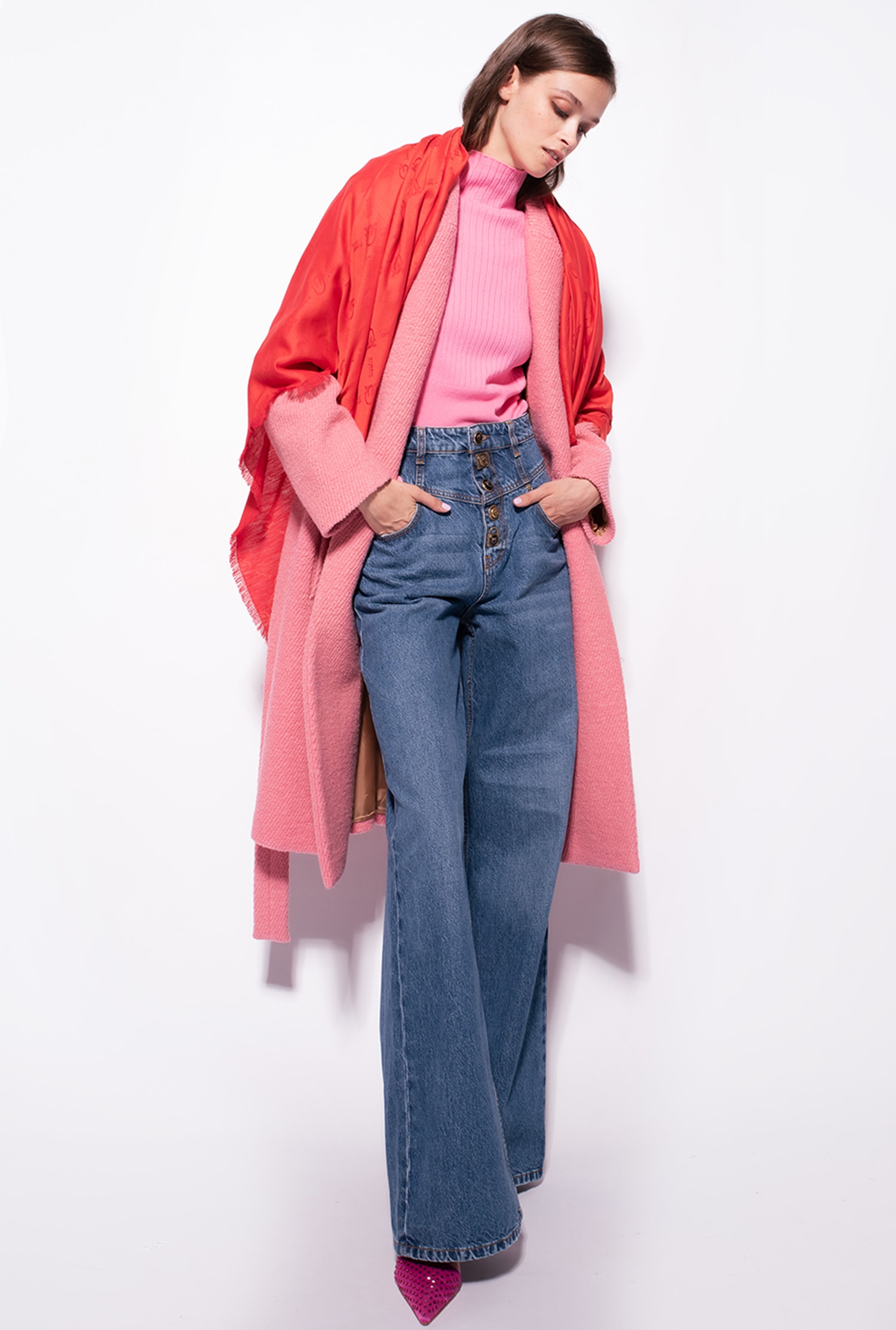 Large Monogram scarf