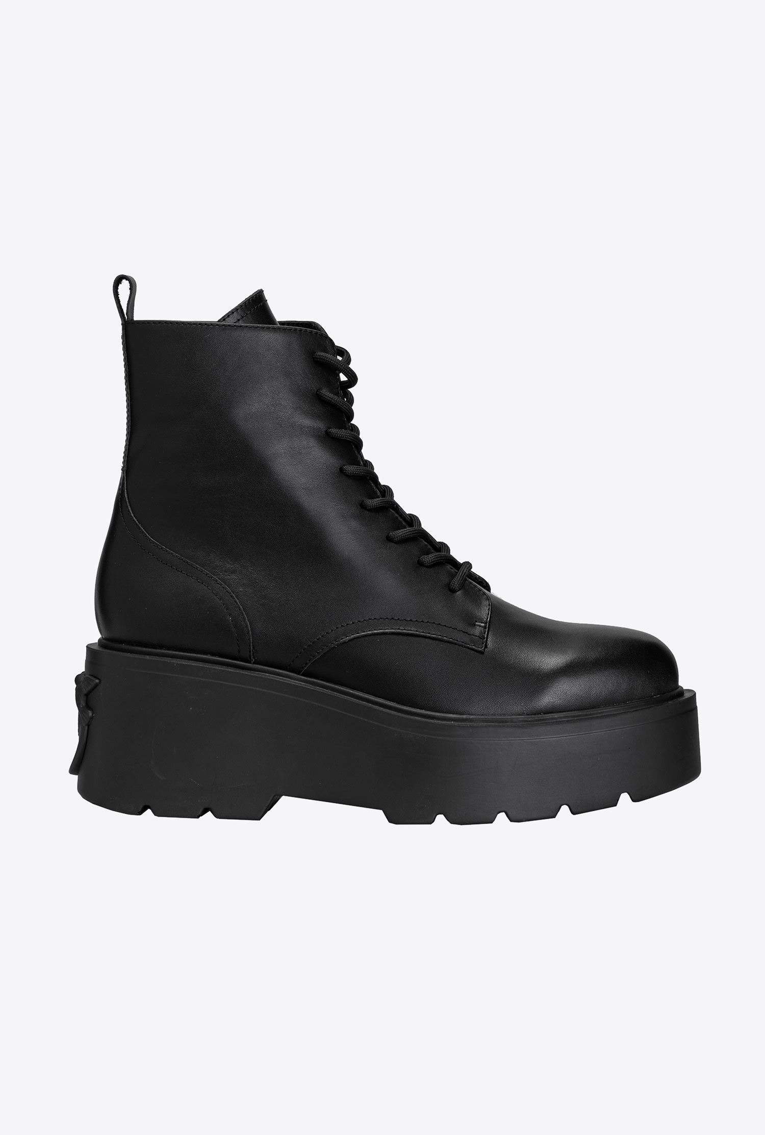 Platform combat boots