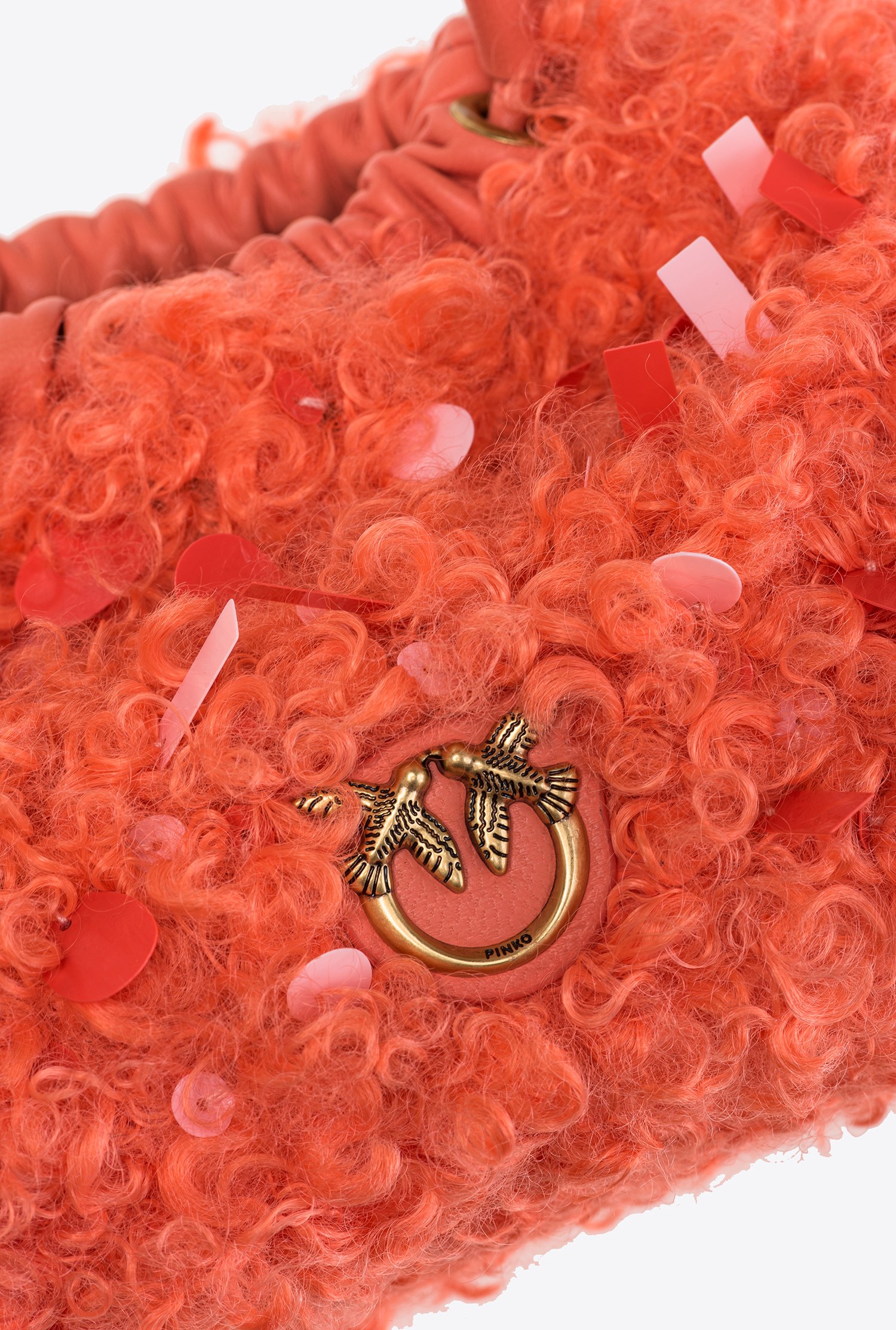 Mini Pouch Bag Neon Curls