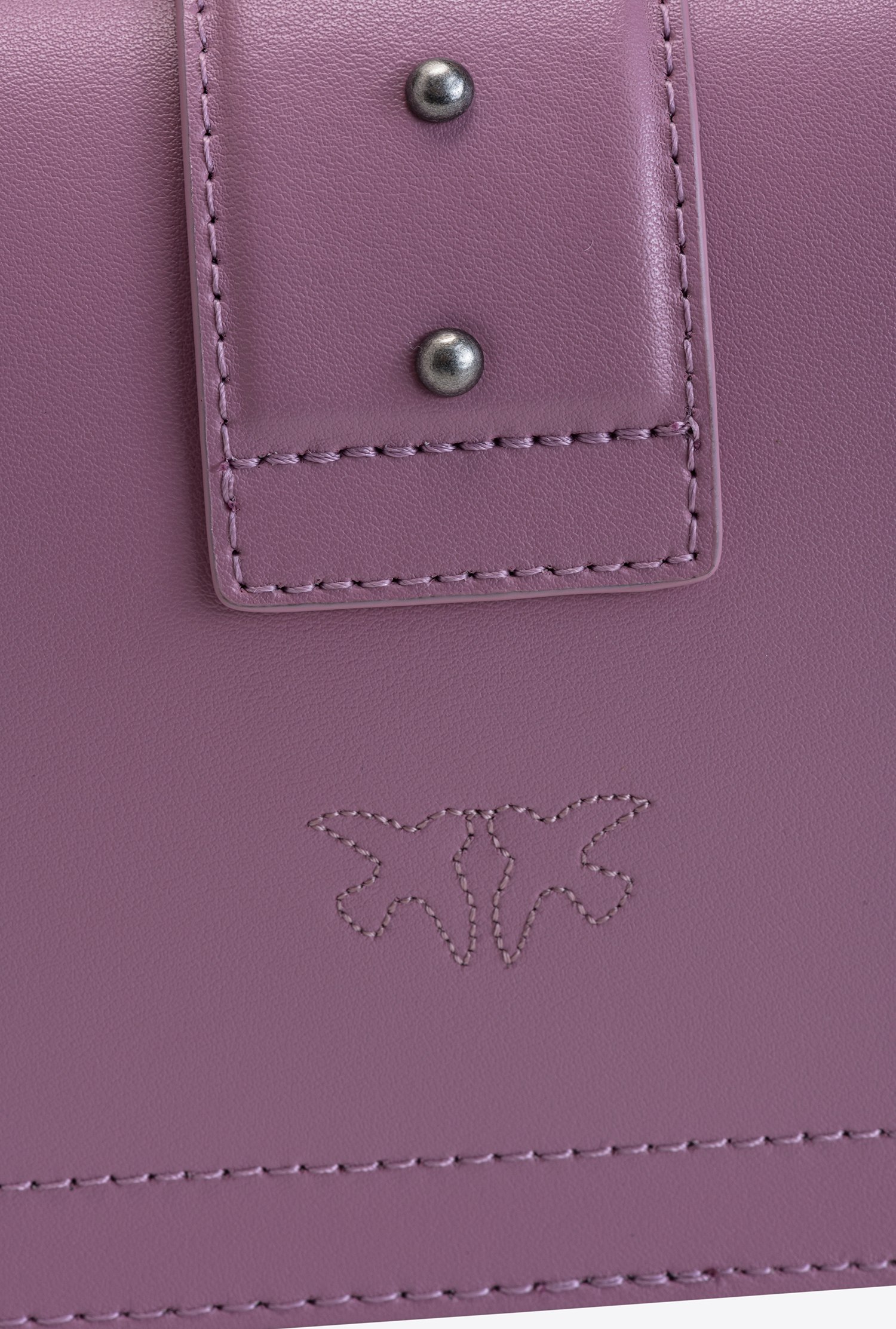 Mini Love Bag Icon with faux fur shoulder strap