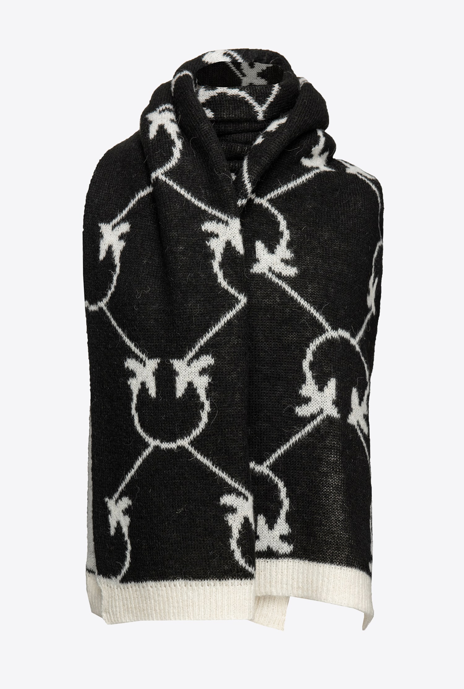 Monogram jacquard scarf