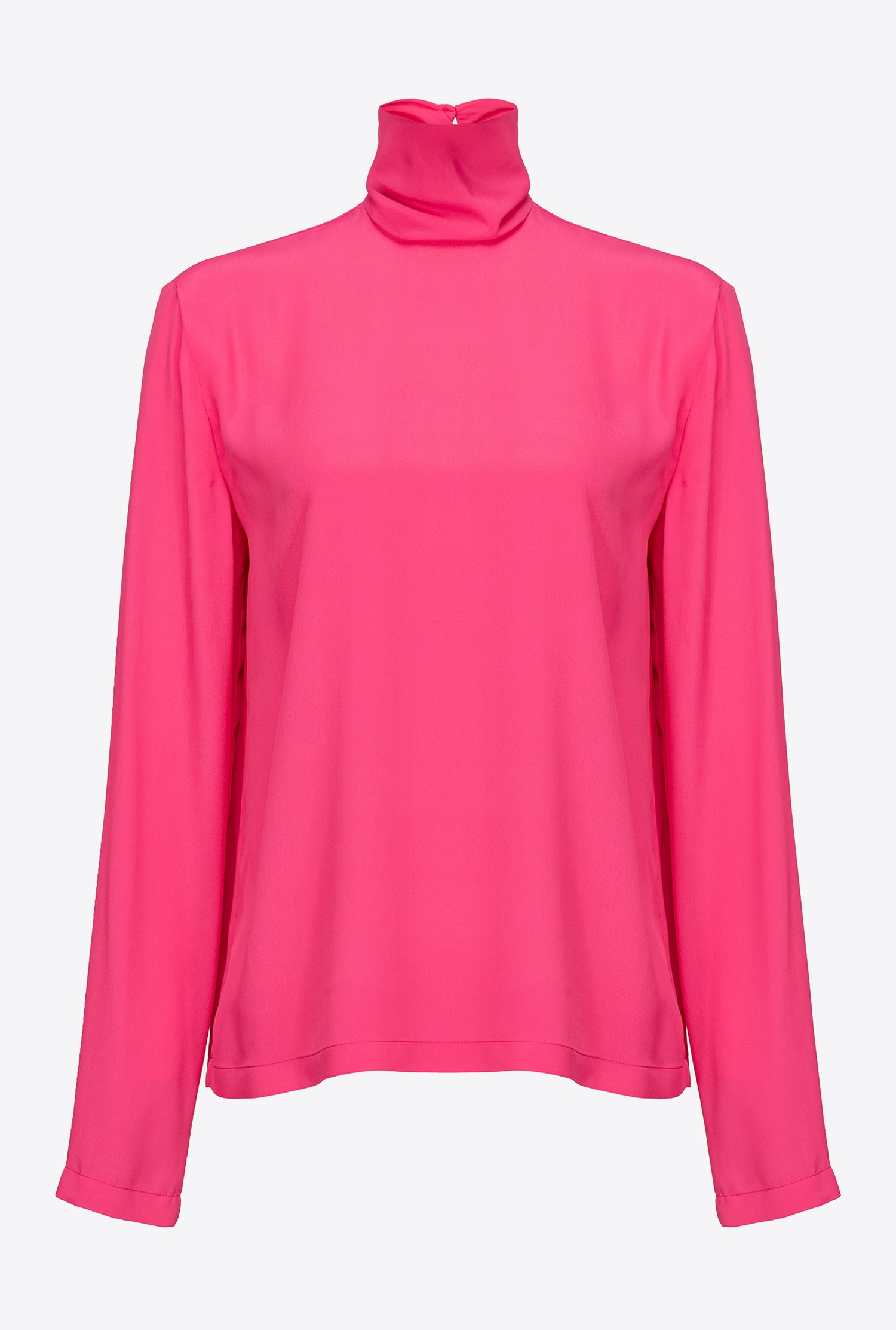 Polo-neck blouse