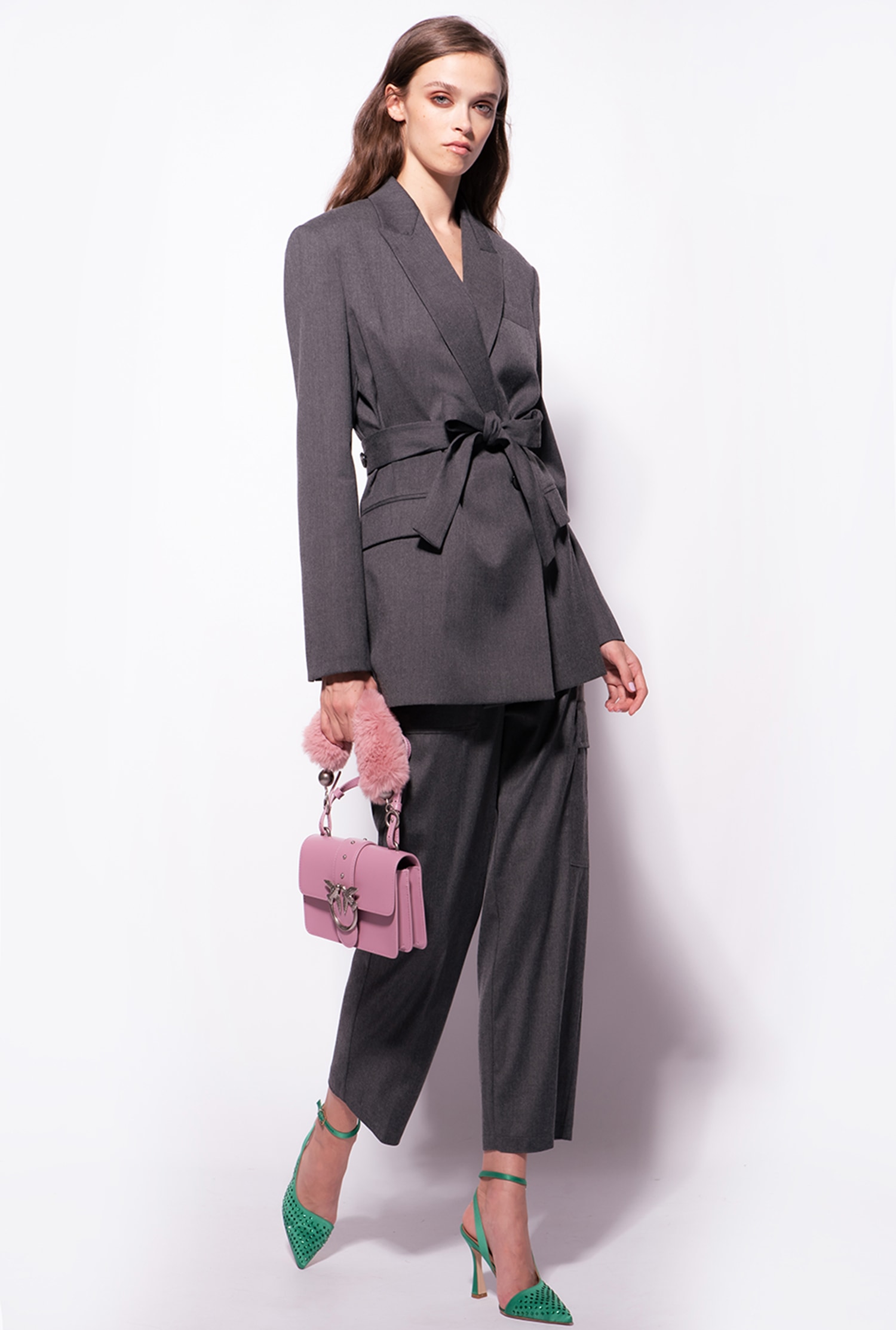 Flannel cargo trousers