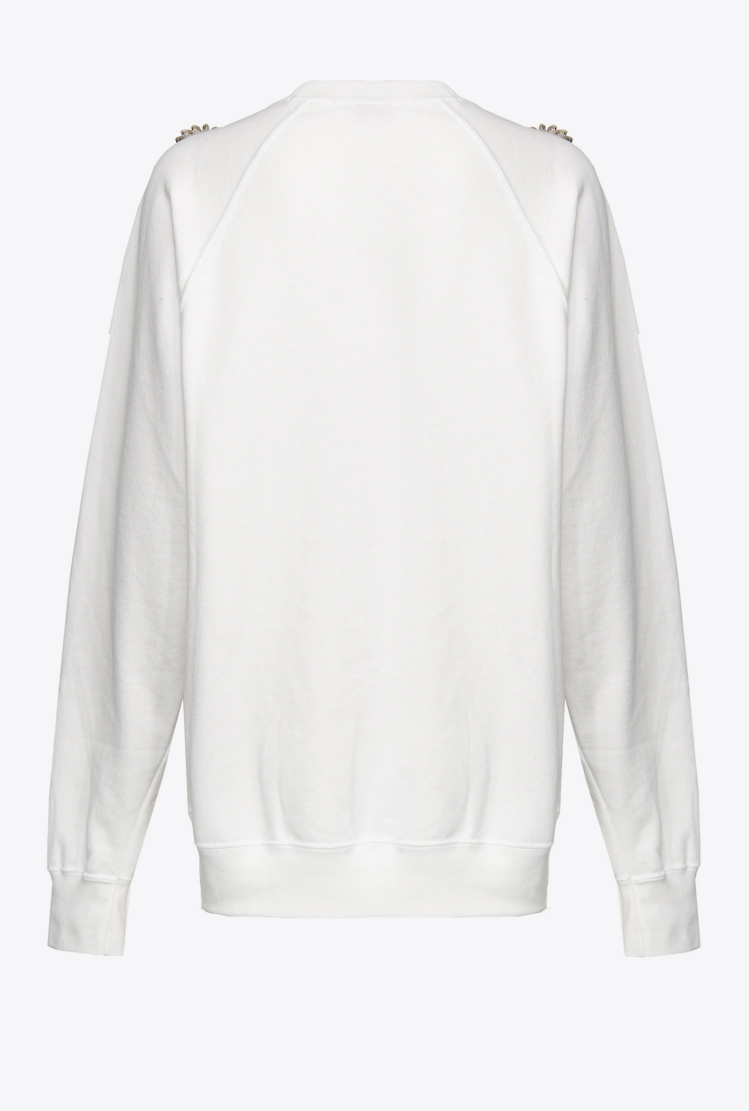 Sweatshirt with bejewelled embellishment