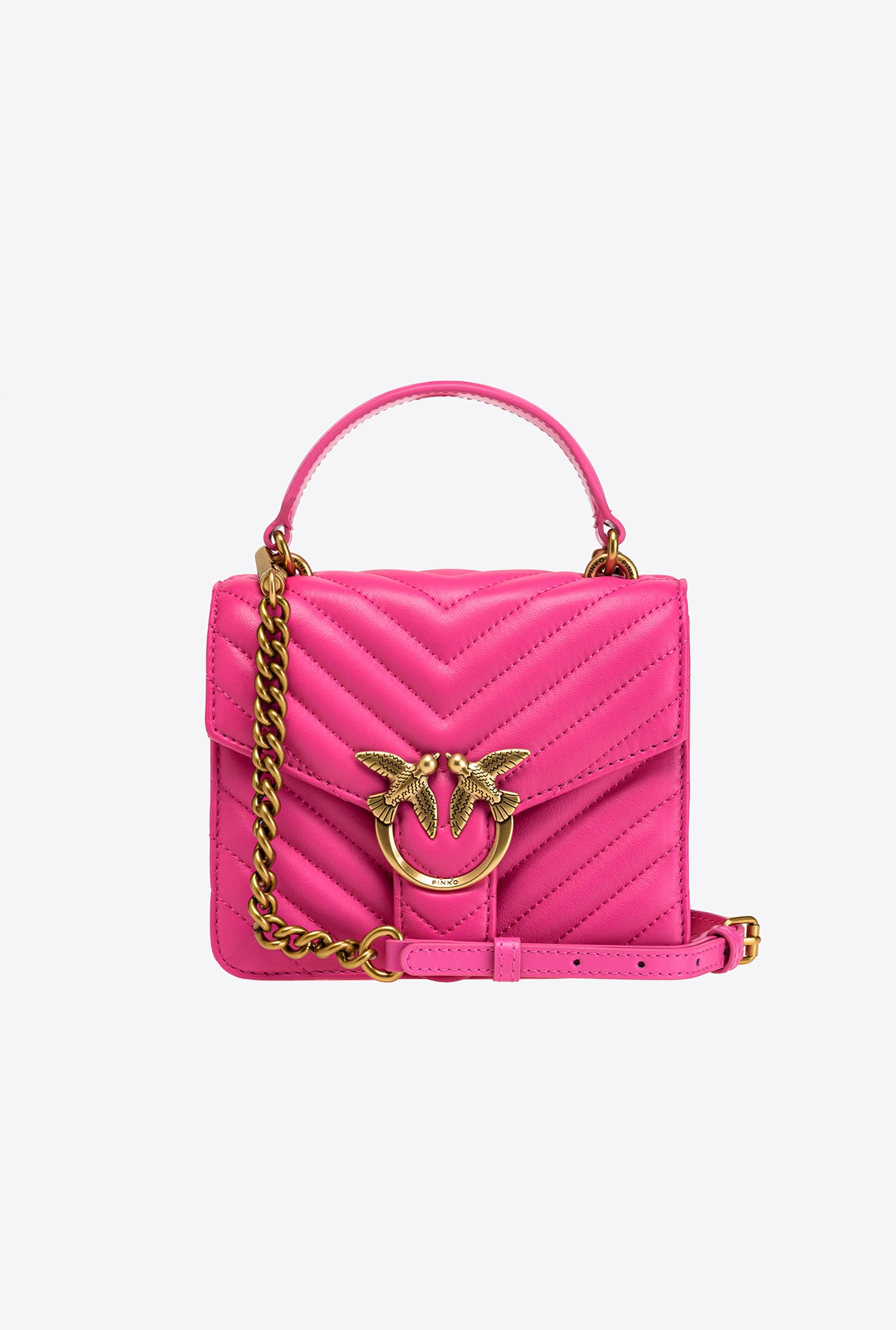 Mini Love Bag Top Handle Chevron