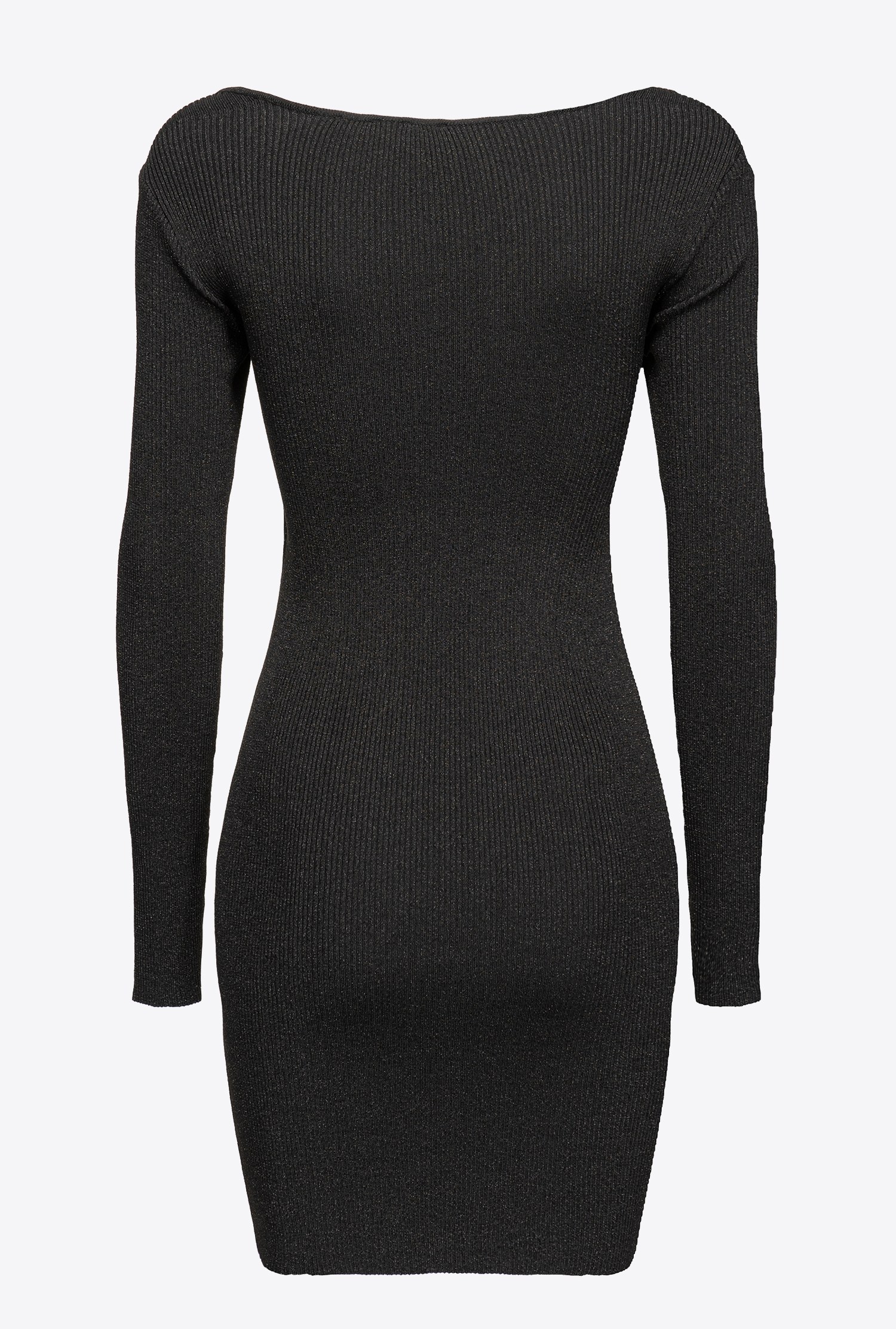 Snug-fitting knit mini dress