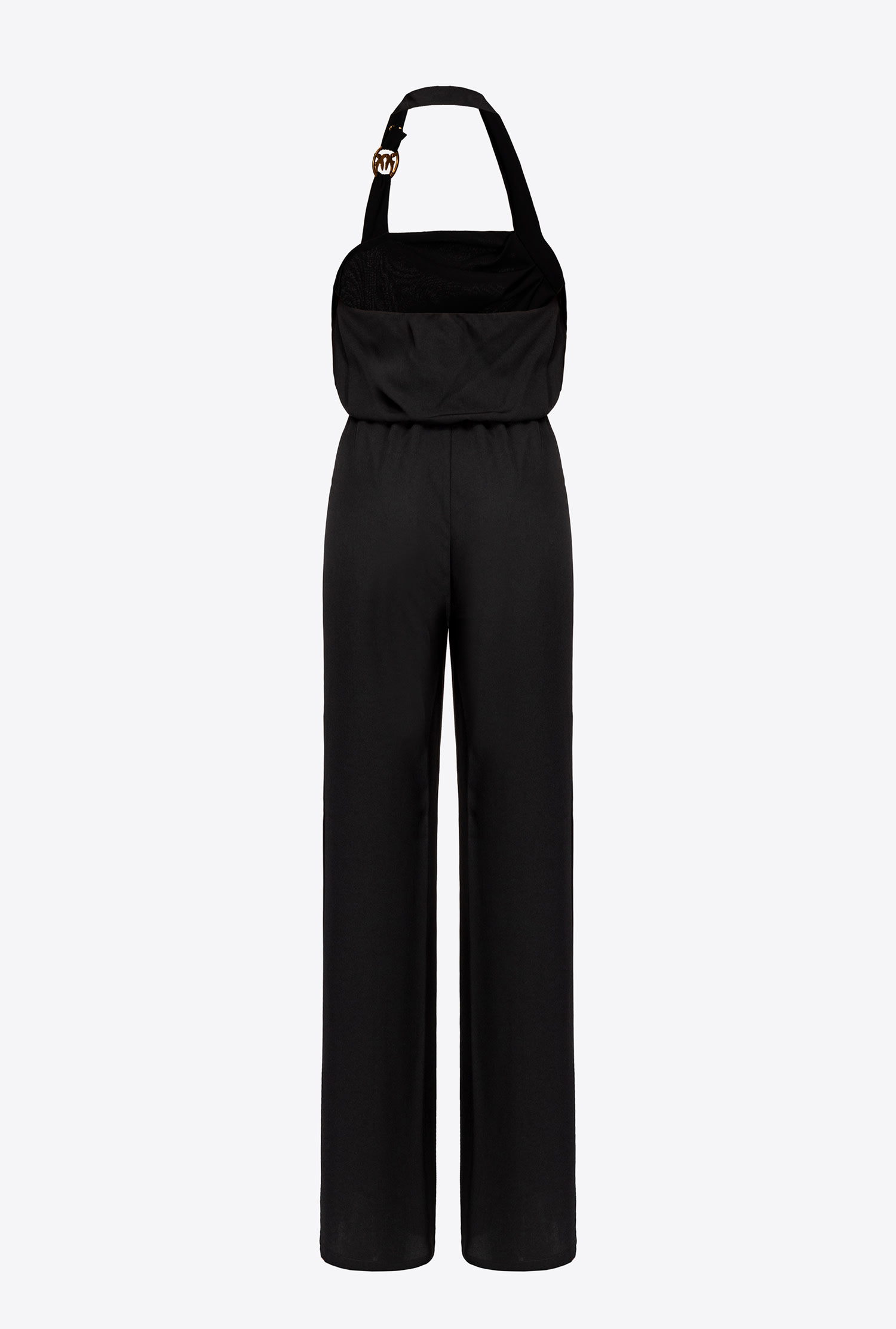 Long jumpsuit with back opening