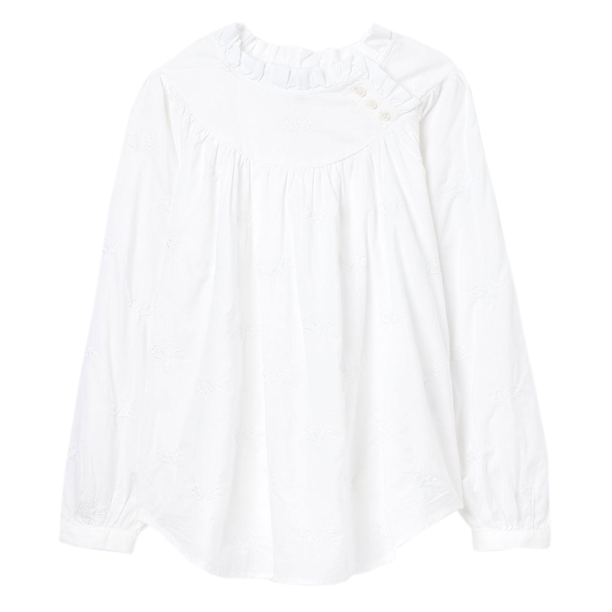 Joules Ladies Arietta Pop Over Voile Blouse