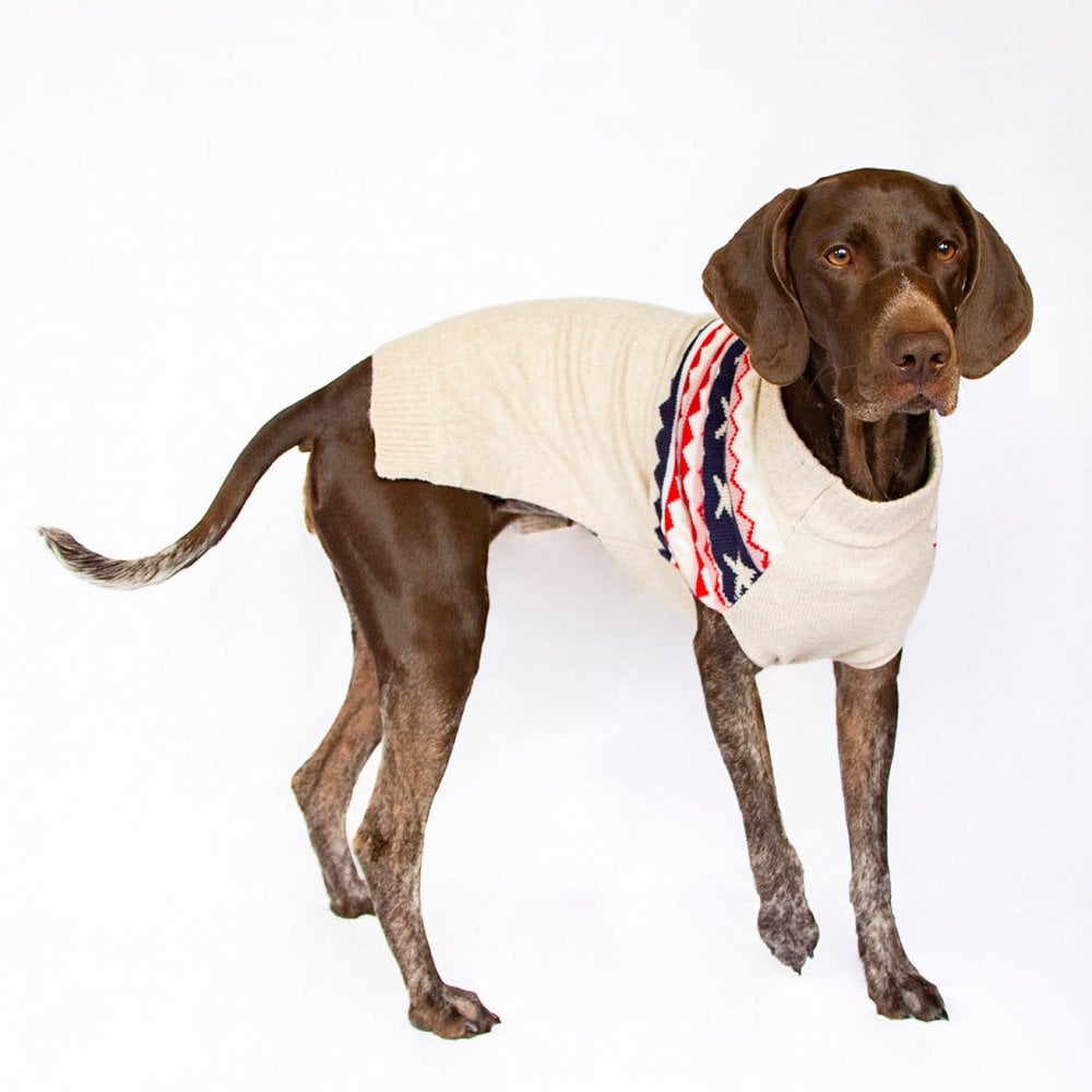 Joules Fairsle Knit Jumper for Dogs