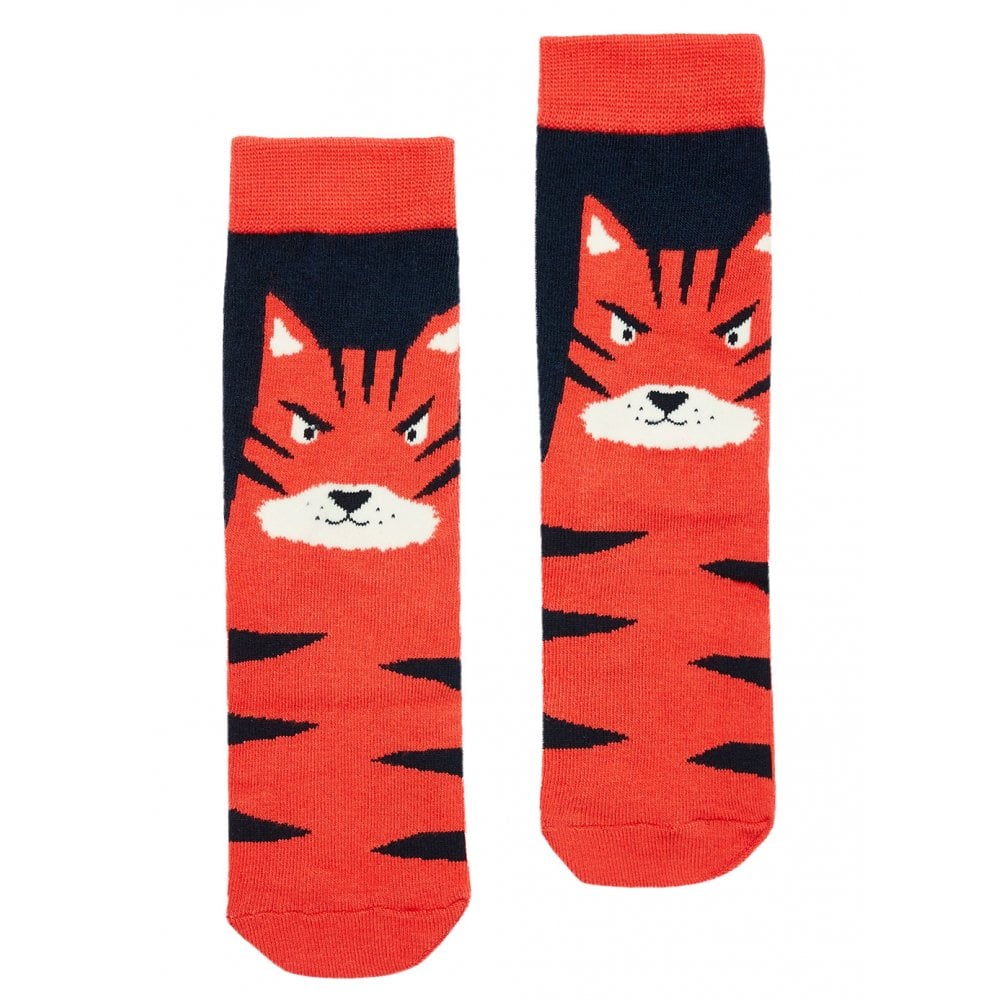 Joules Baby Boys Neat Feet Tiger Character Socks