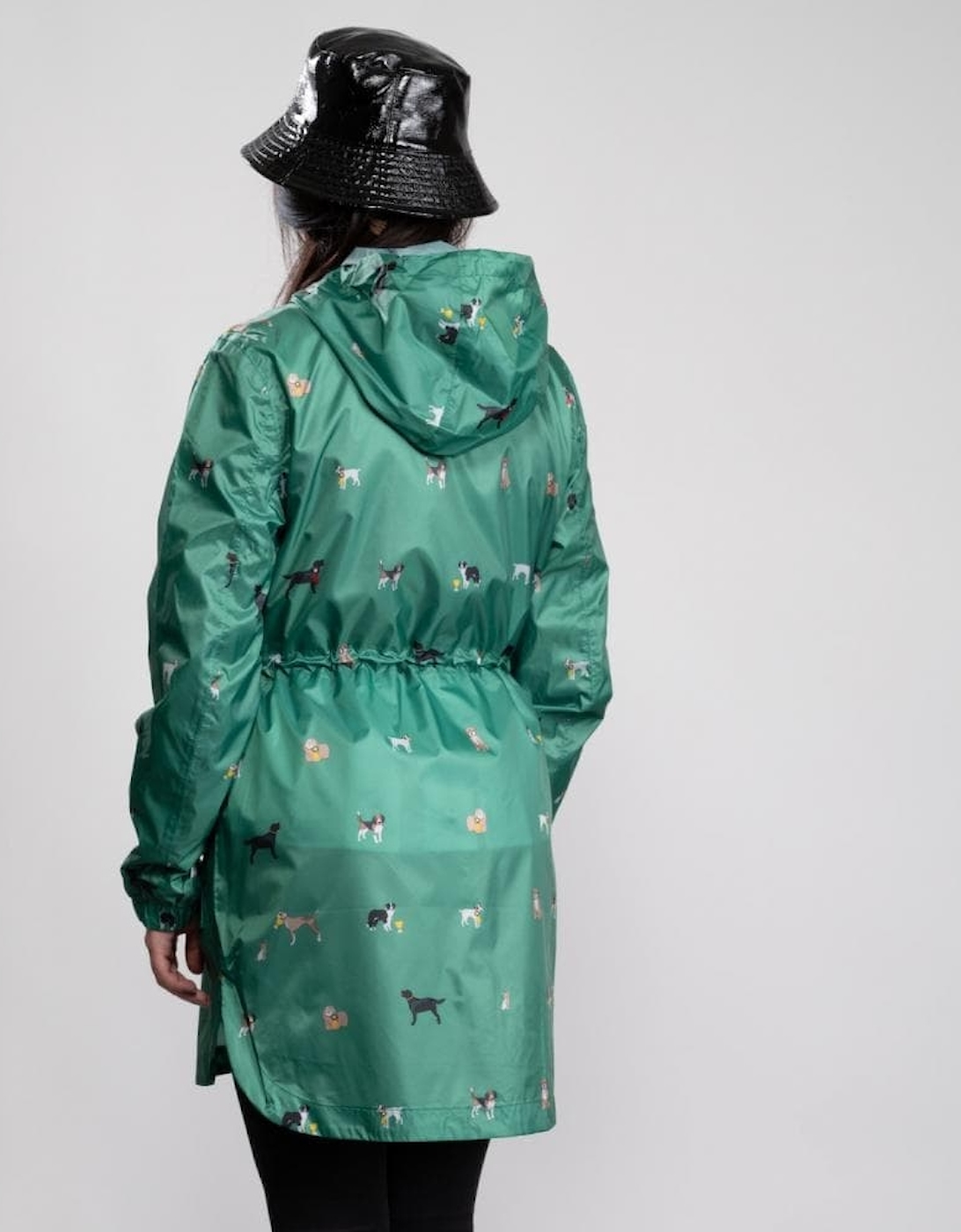 Joules Golightly Printed Waterproof Womens Packable Jacket