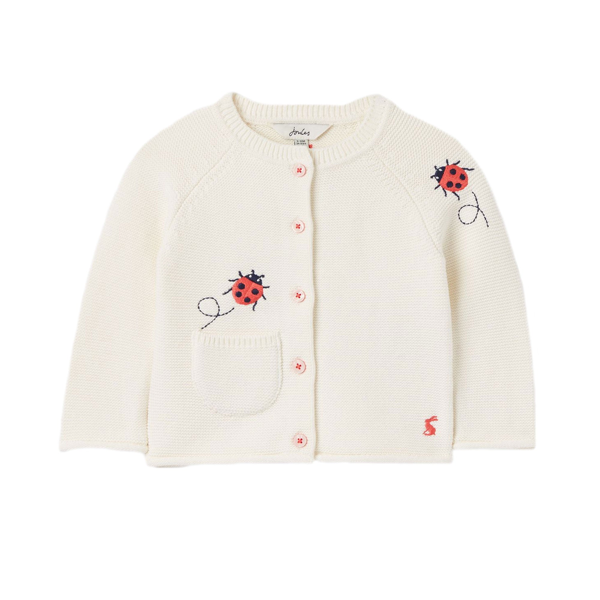 Joules Baby Girls Betsie Embroidered Cardigan