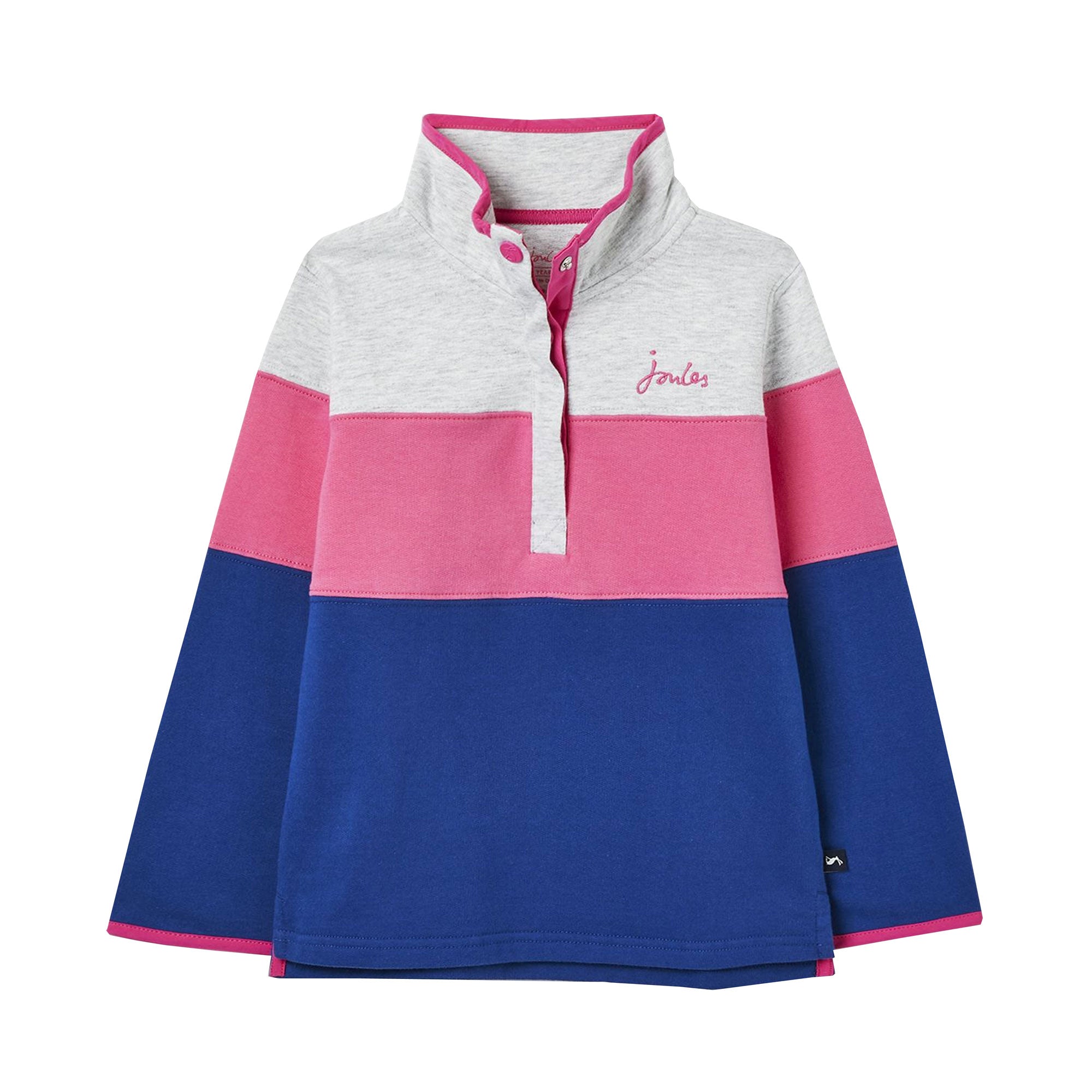 Joules Girls Fairdale Colour Block Sweatshirt