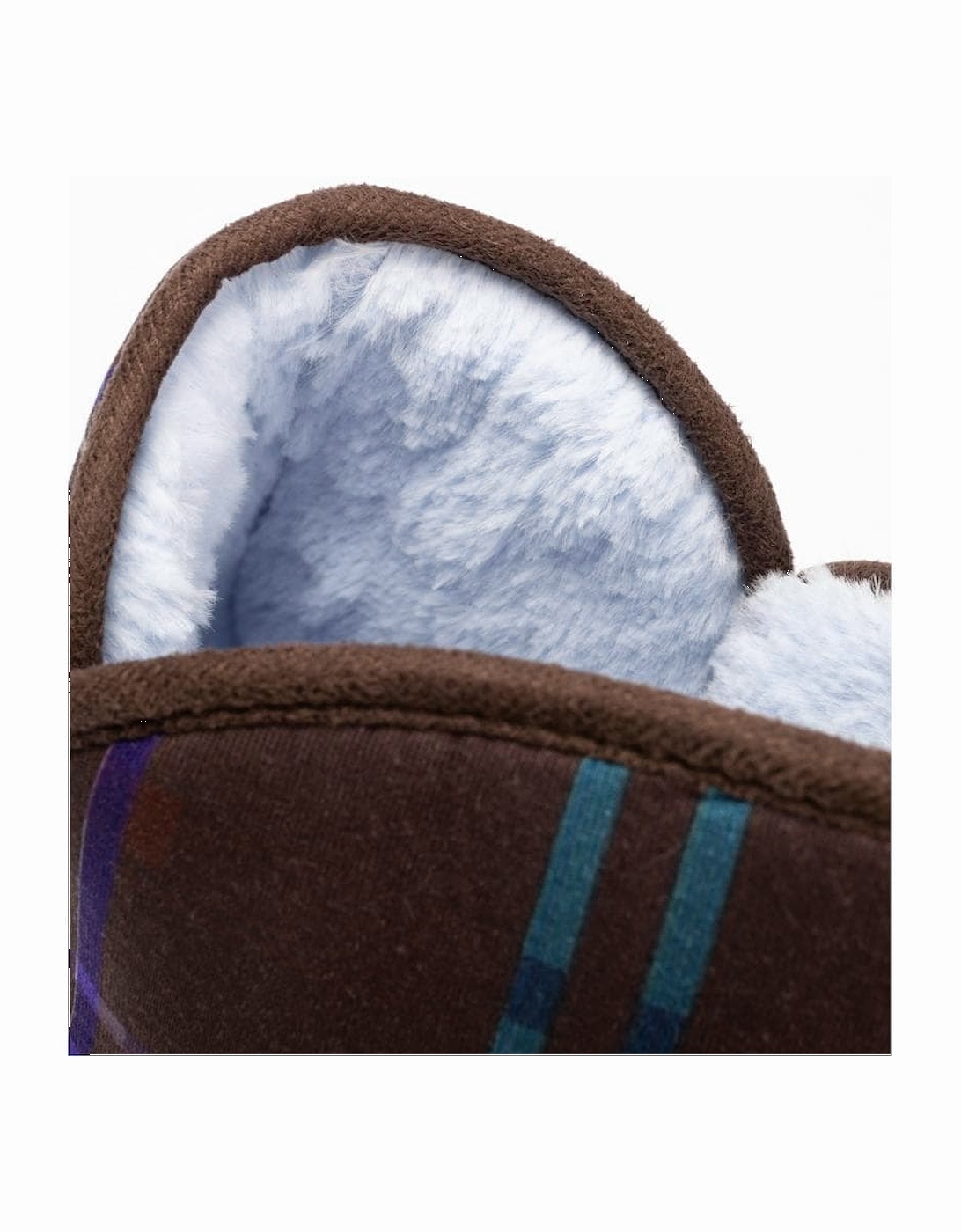 Joules Faux Fur Lined Slipper With Rubber Sole Cabin