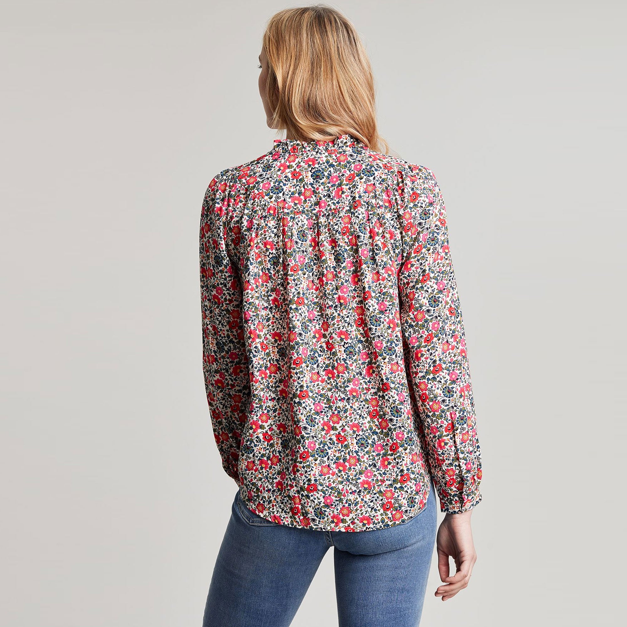 Joules Ladies Arietta Pop Over Voile Blouse