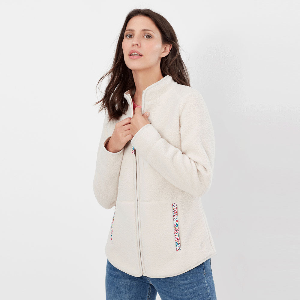 Joules Ladies Hadleigh Funnel Neck Full Zip Fleece