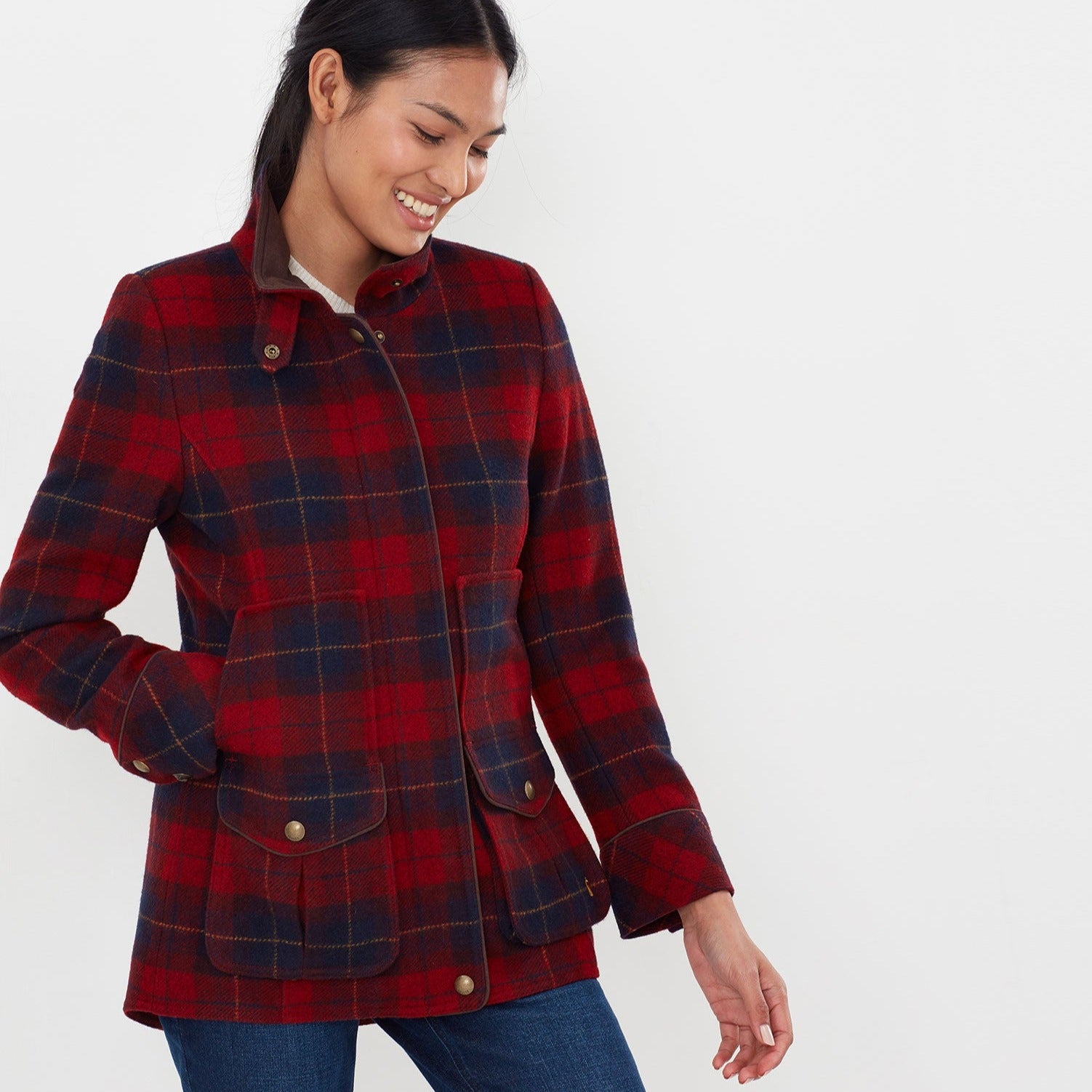 Joules Ladies Tweed Fieldcoat Jacket