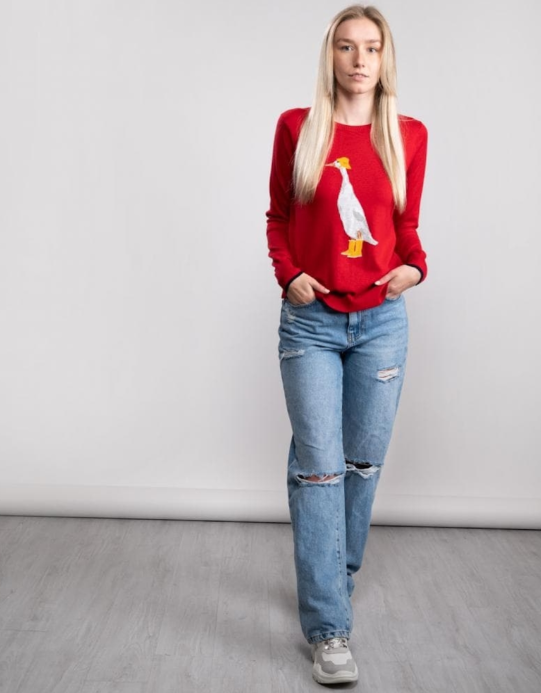 Joules Intarsia Crew Neck Jumper Miranda