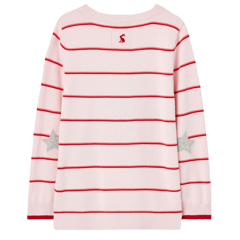 Joules Girls Miranda Circus Horse Artwork Knitted Jumper