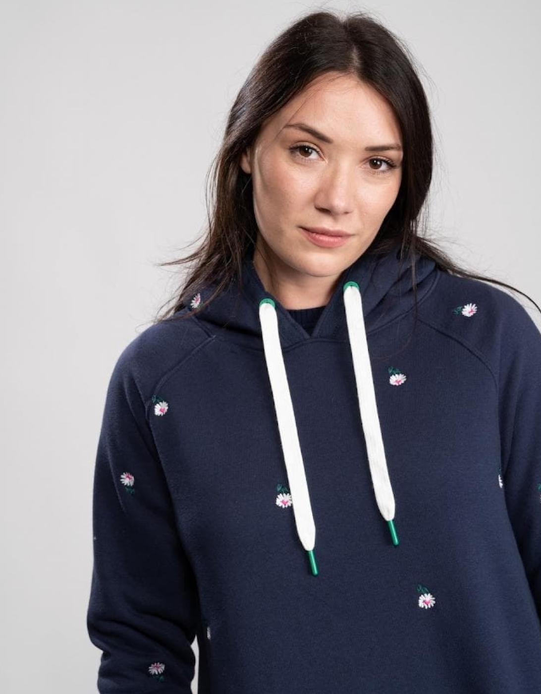 Joules Raglan Hooded Sweat Rowley Emb