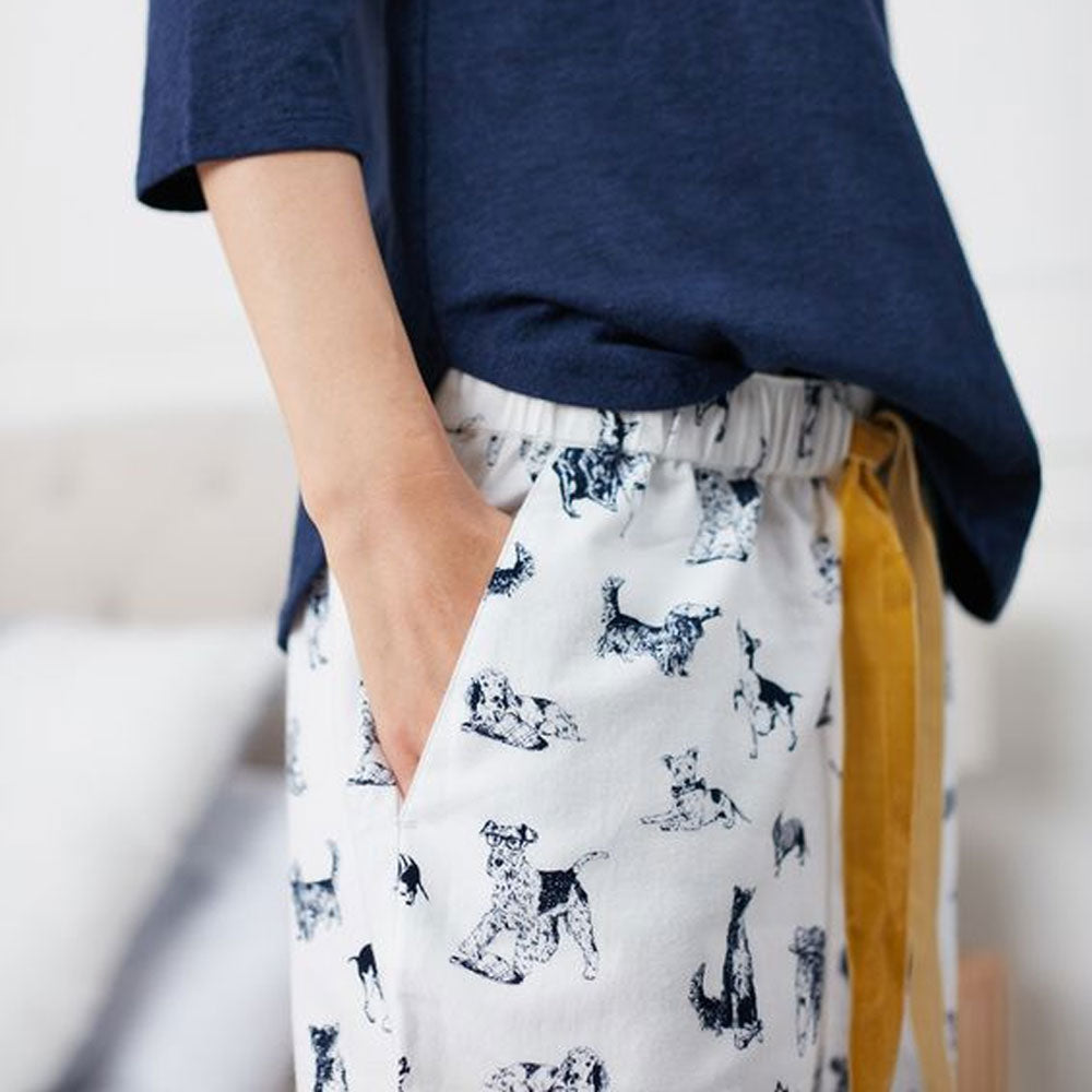 Joules Ladies Luna Brushed Cotton Pj Bottoms