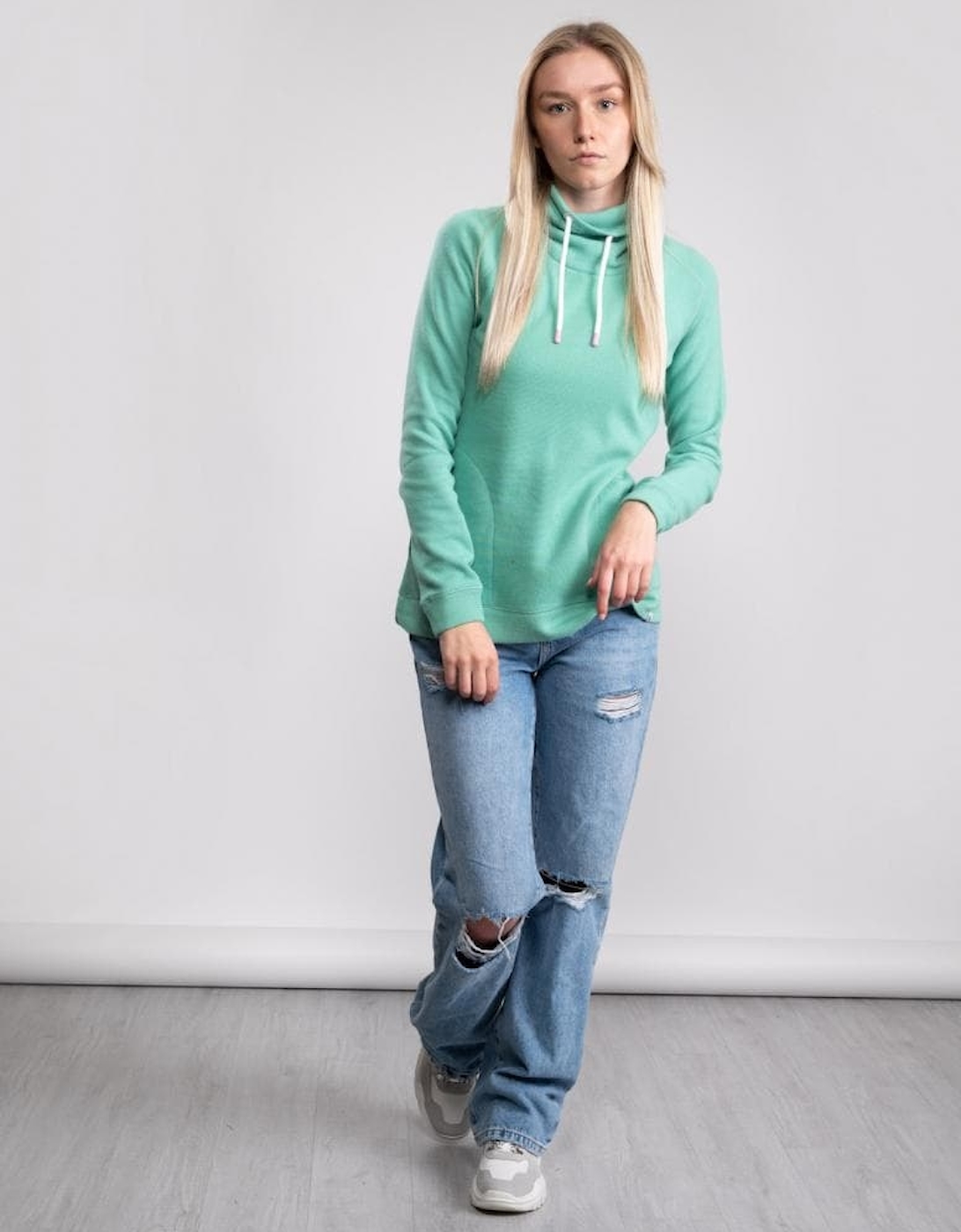 Joules Ribbed Hoodie Nadia
