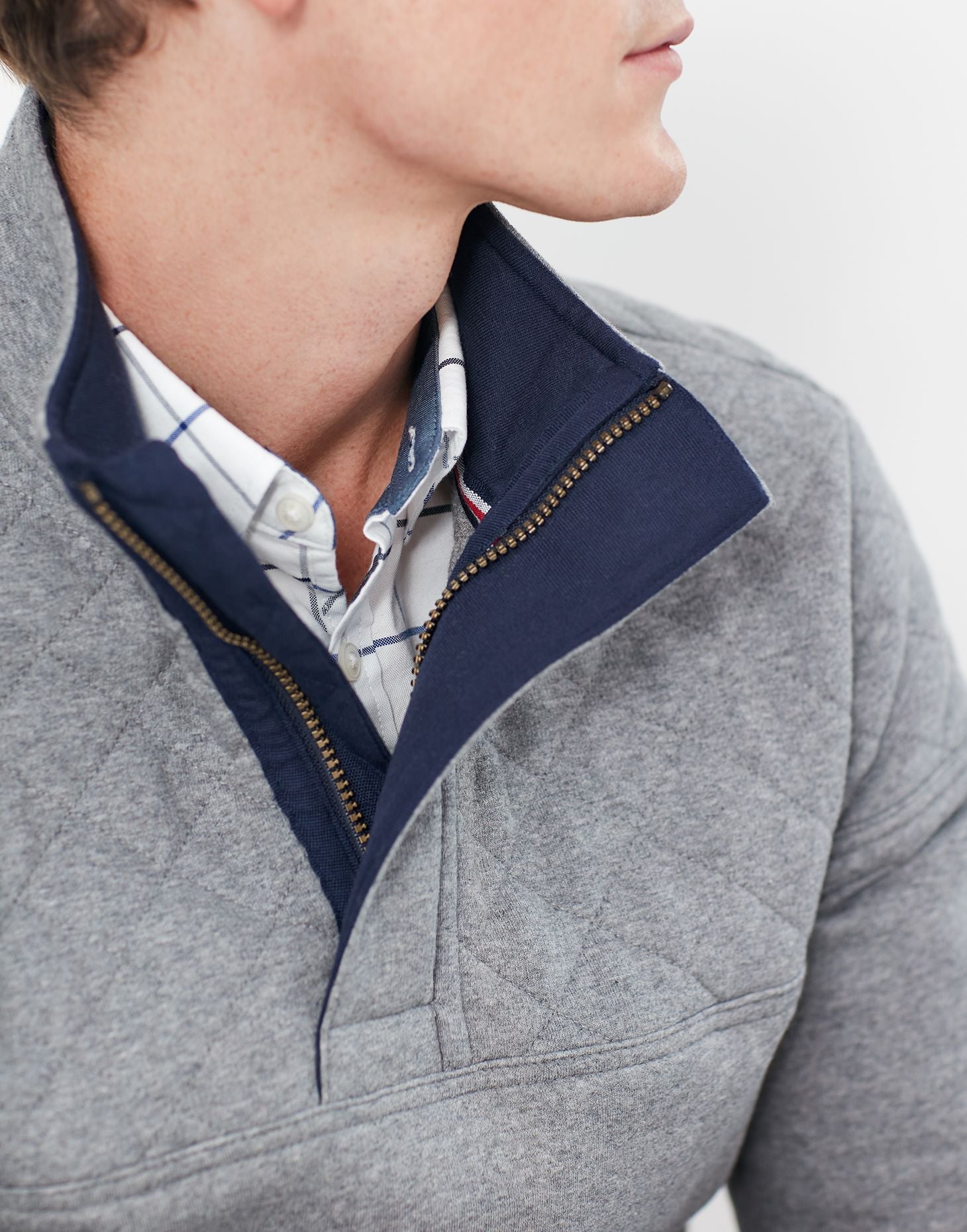 Joules Mens Darrington Quarter Zip Sweatshirt