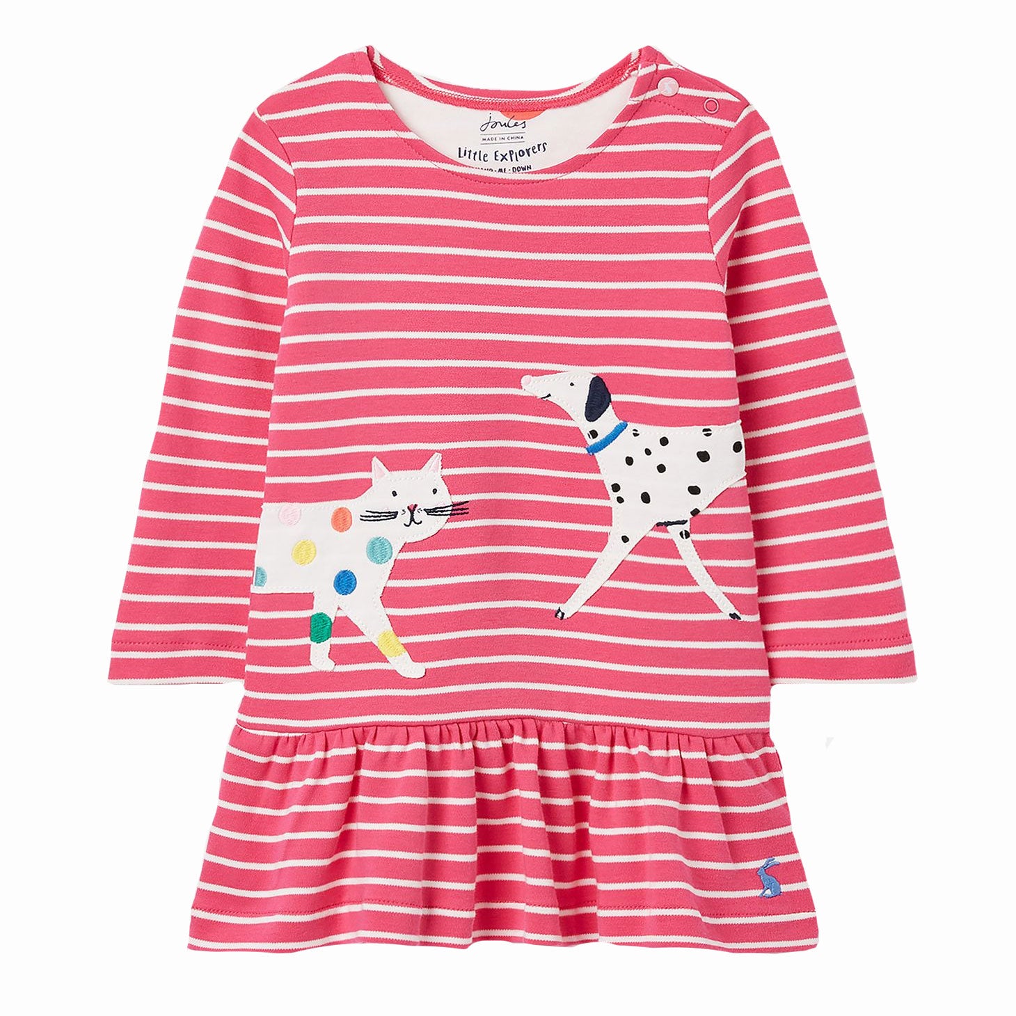 Joules Baby Girls Dazzle Organic Cotton Artwork Dress