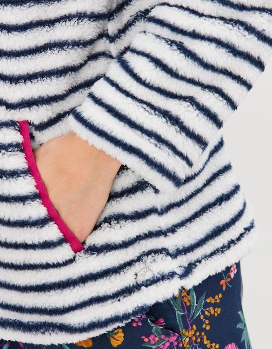 Joules Polly Fleece Womens Zip Neck Jumper