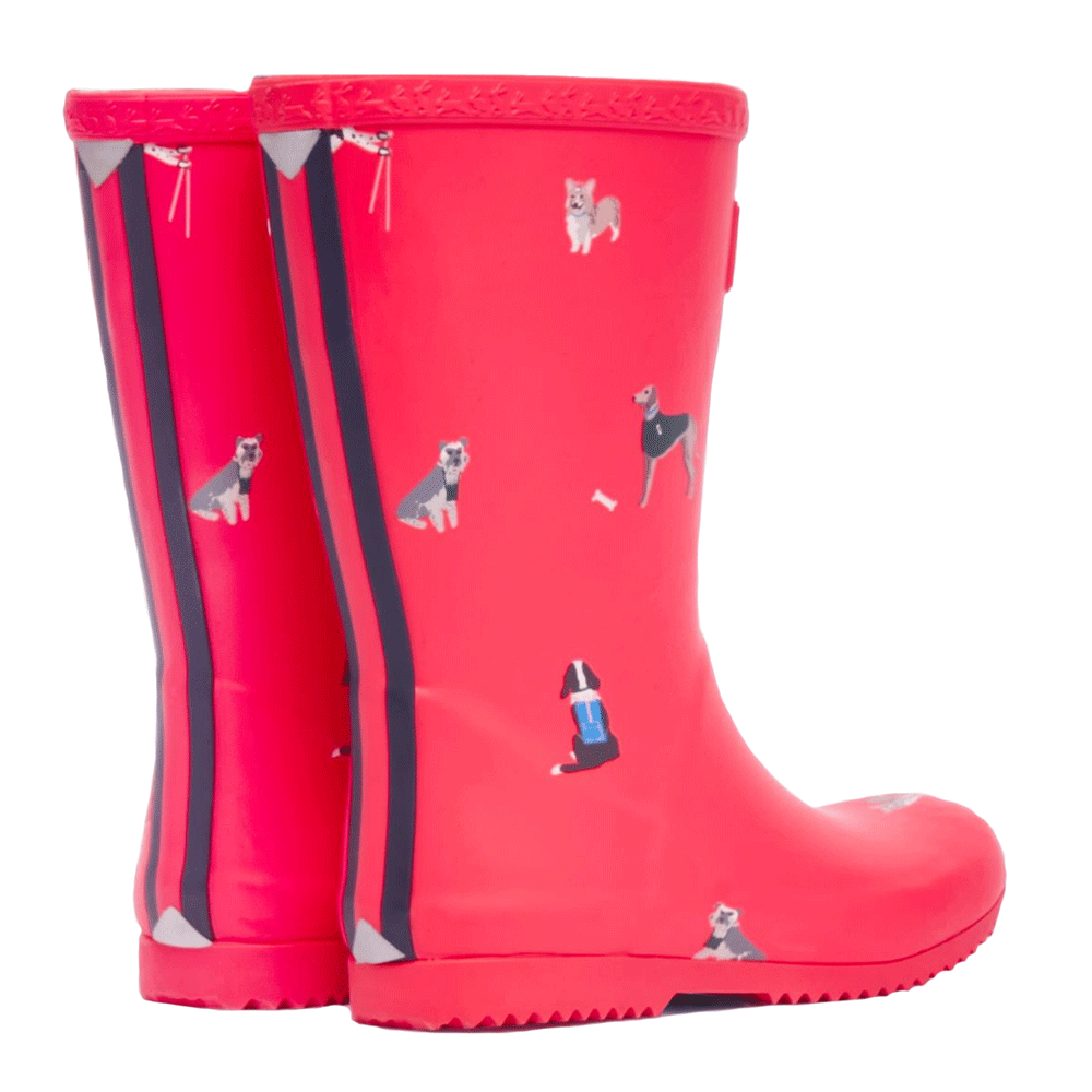 Joules Childs Junior Roll Up Flexible Printed Welly