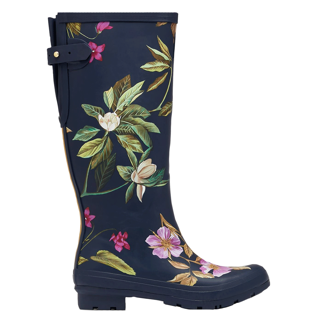 Joules Ladies Welly Print With Back Gusset