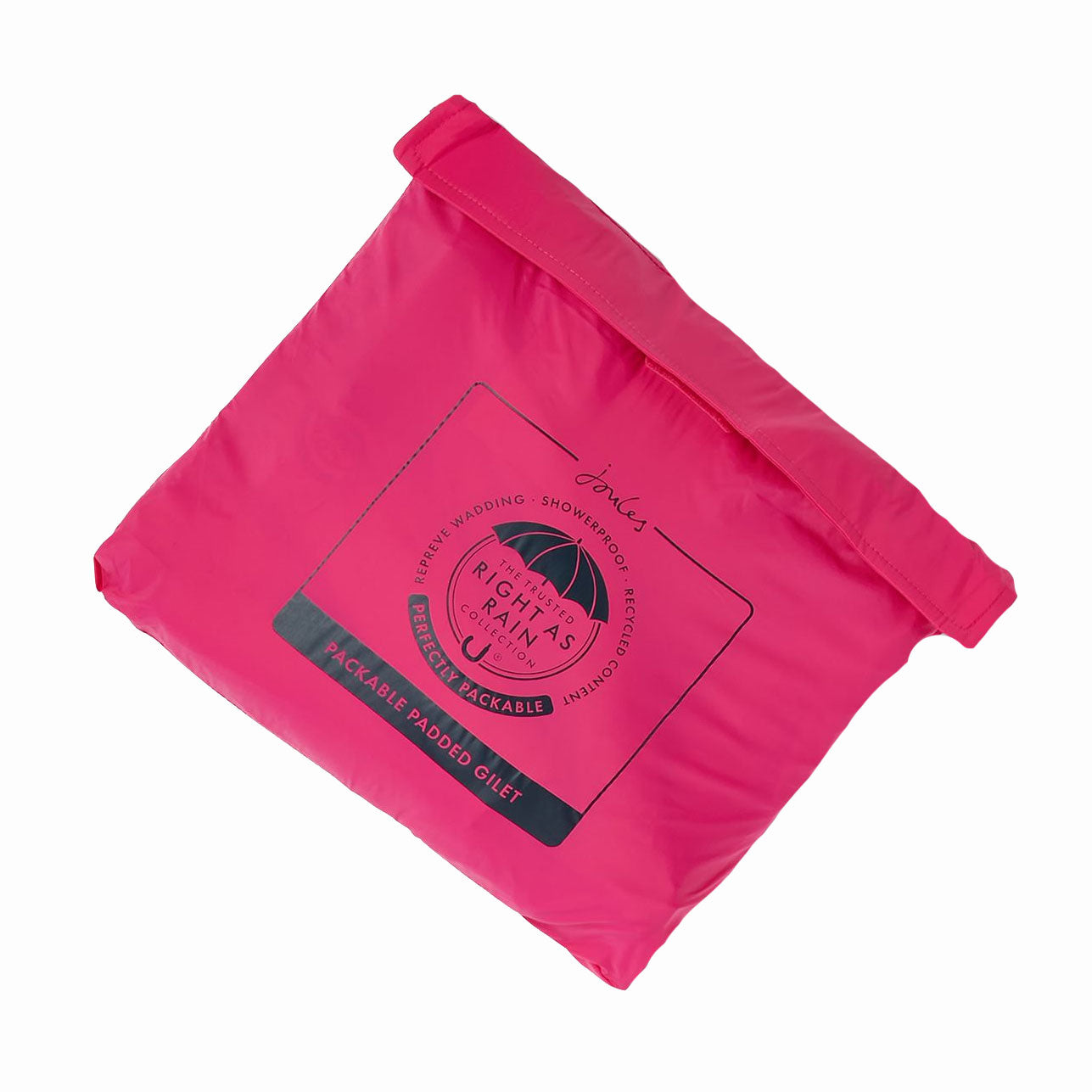 Joules Girls Croft Packable Showerproof Padded Gilet