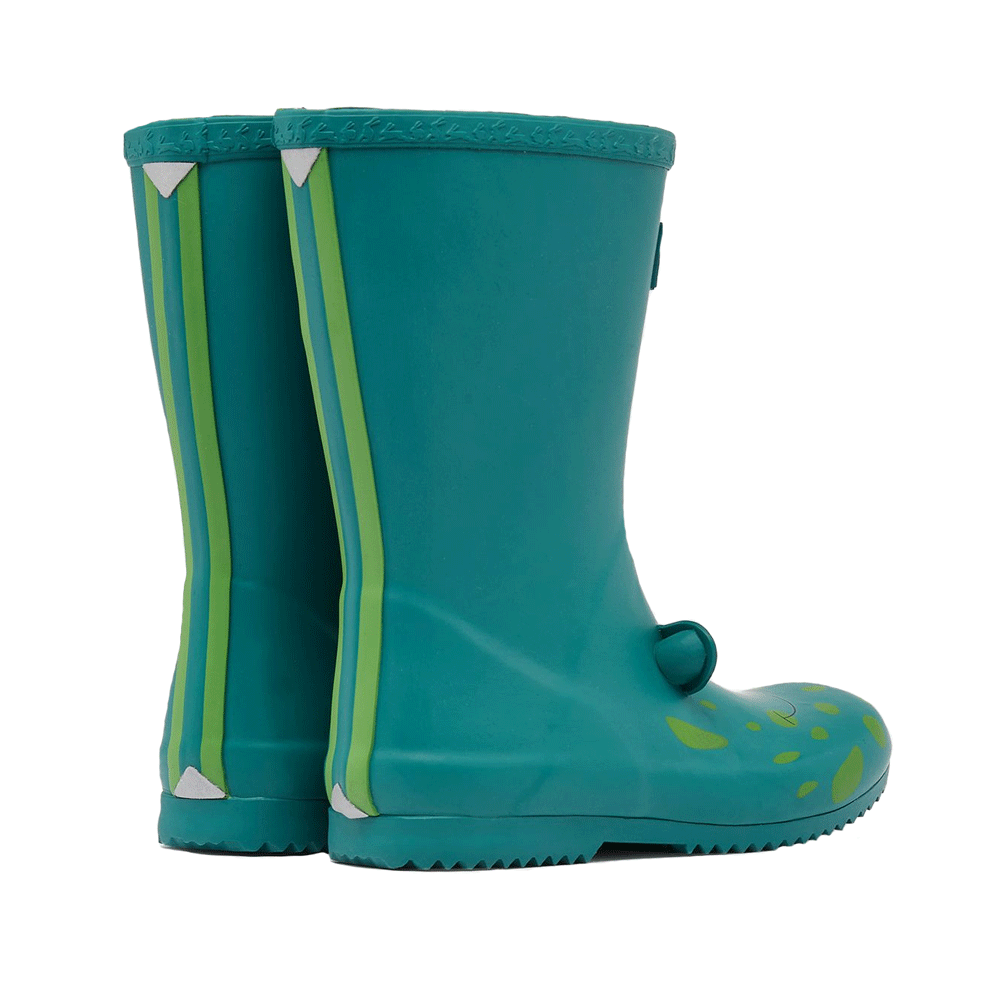 Joules Boys Jnr Roll Up Flexible Printed Welly
