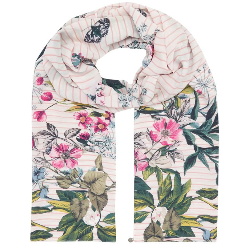 Joules Ladies Eco Conway Lightweight Printed Scarf