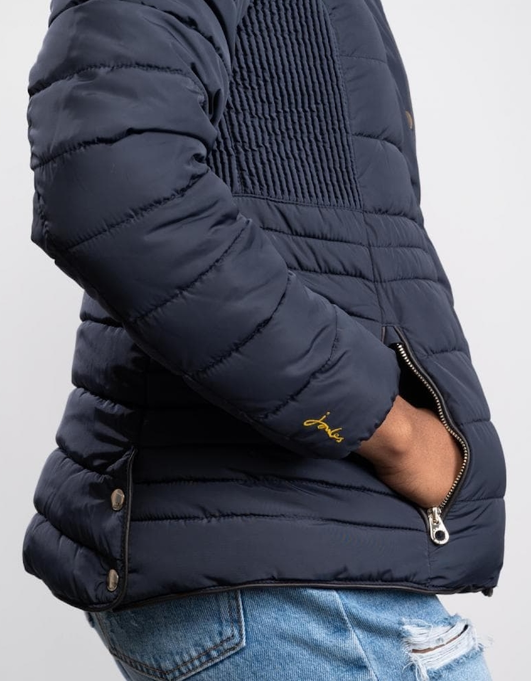 Joules Fur Trim Padded Coat Gosway