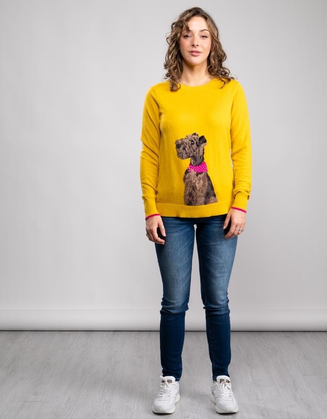 Joules Intarsia Crew Neck Jumper Miranda