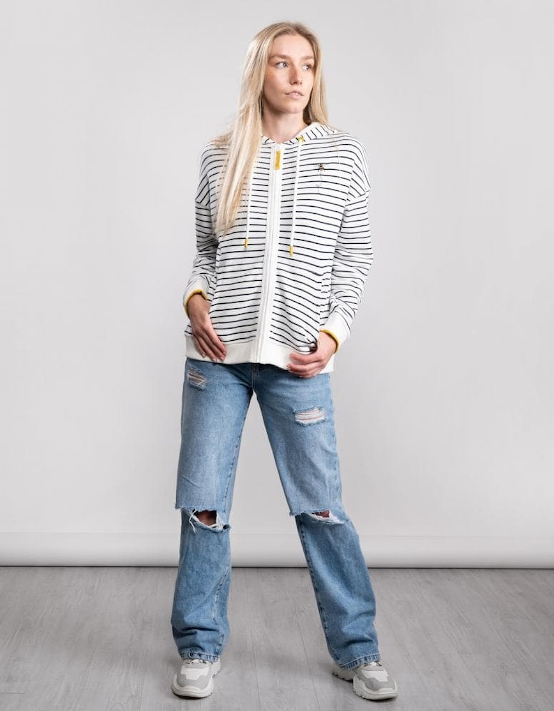 Joules Zip Through Sweatshirt Oakham Emb