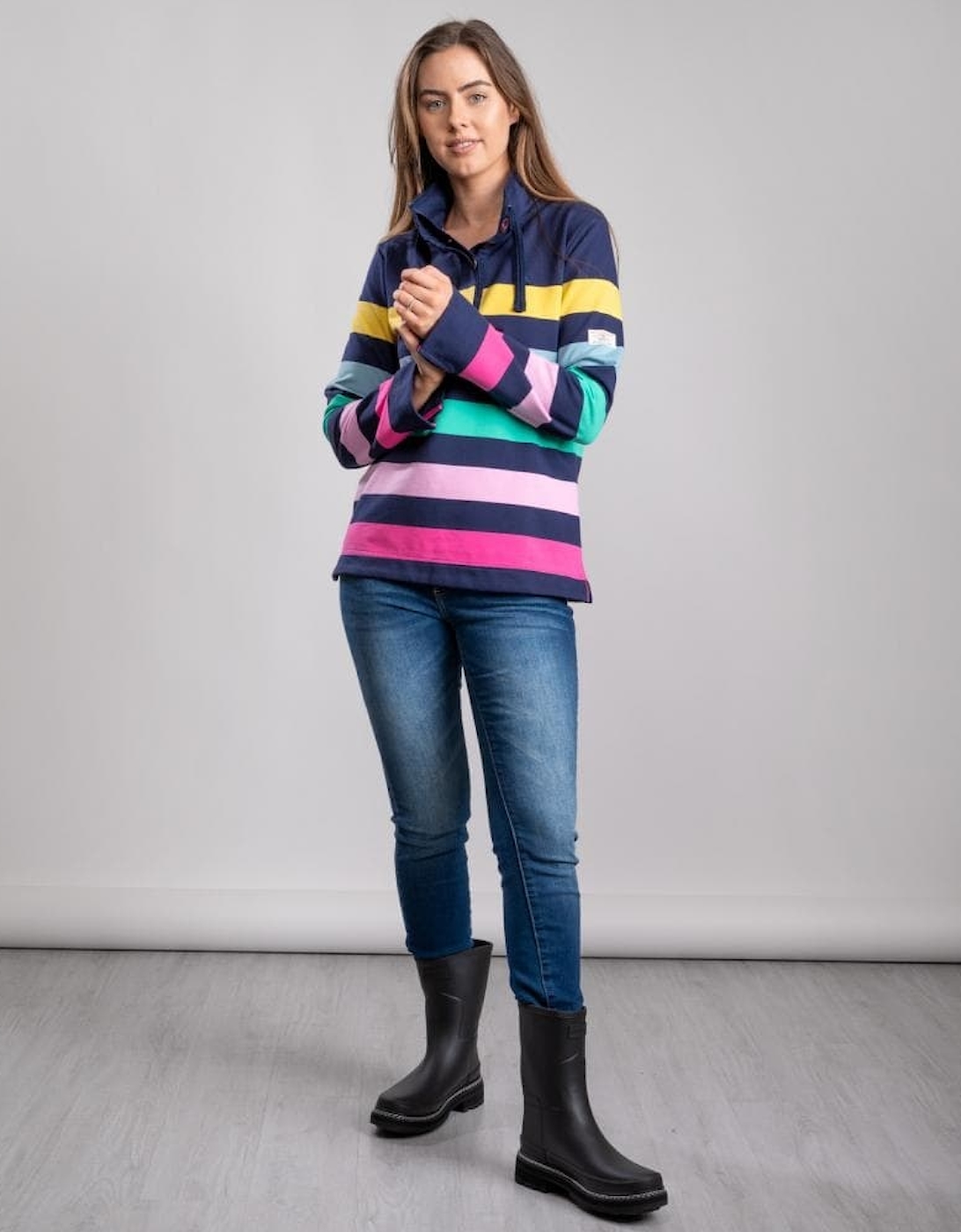 Joules Funnel Neck Sweatshirt Saunton