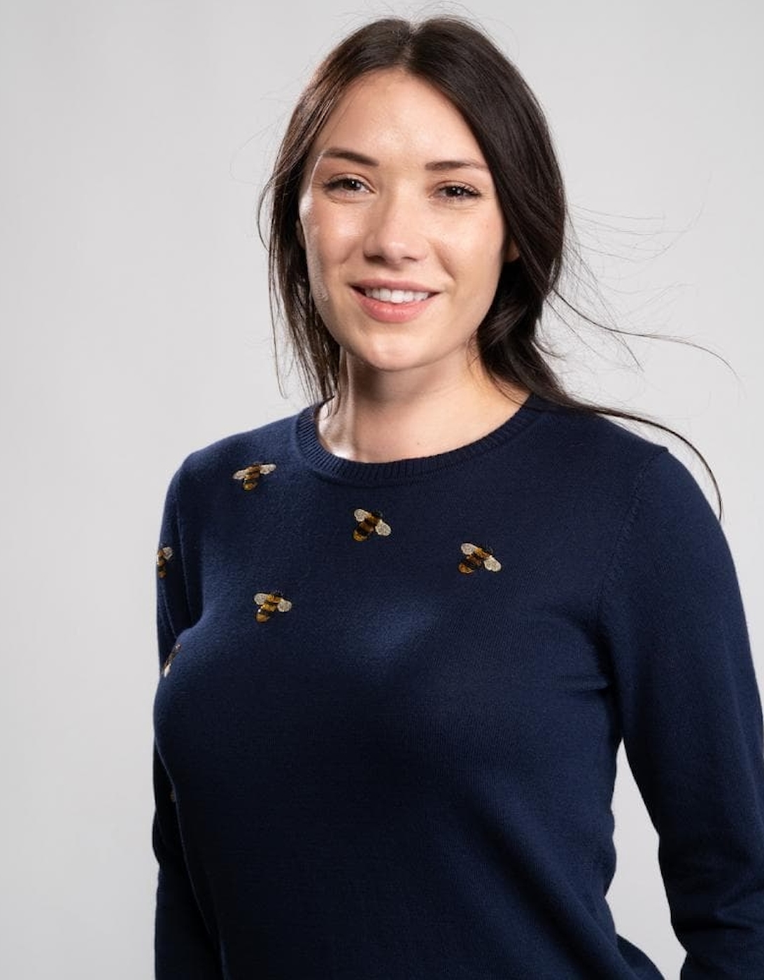 Joules Intarsia Crew Neck Jumper Miranda