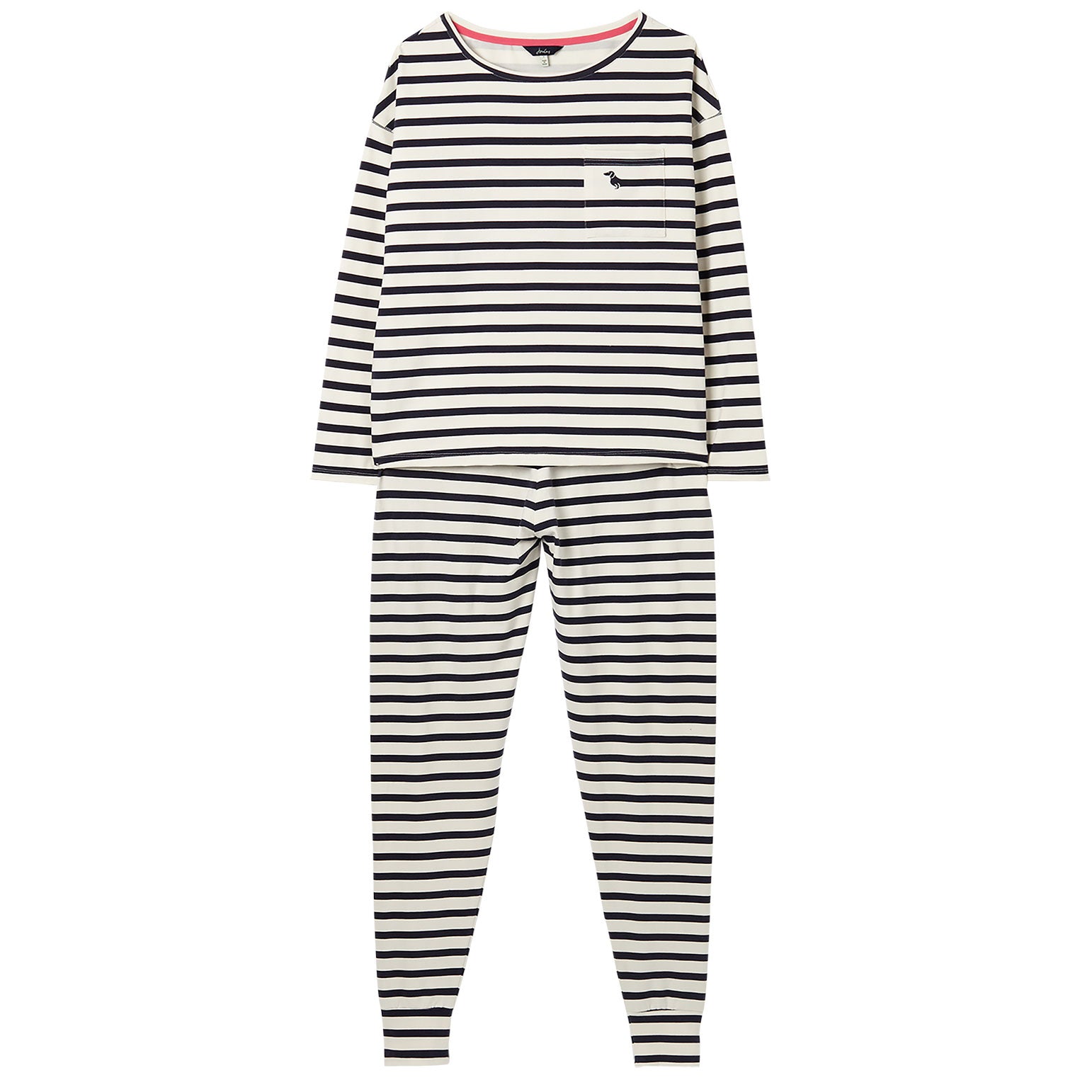 Joules Ladies Dreamley Long Sleeve Jersey Pyjama Set
