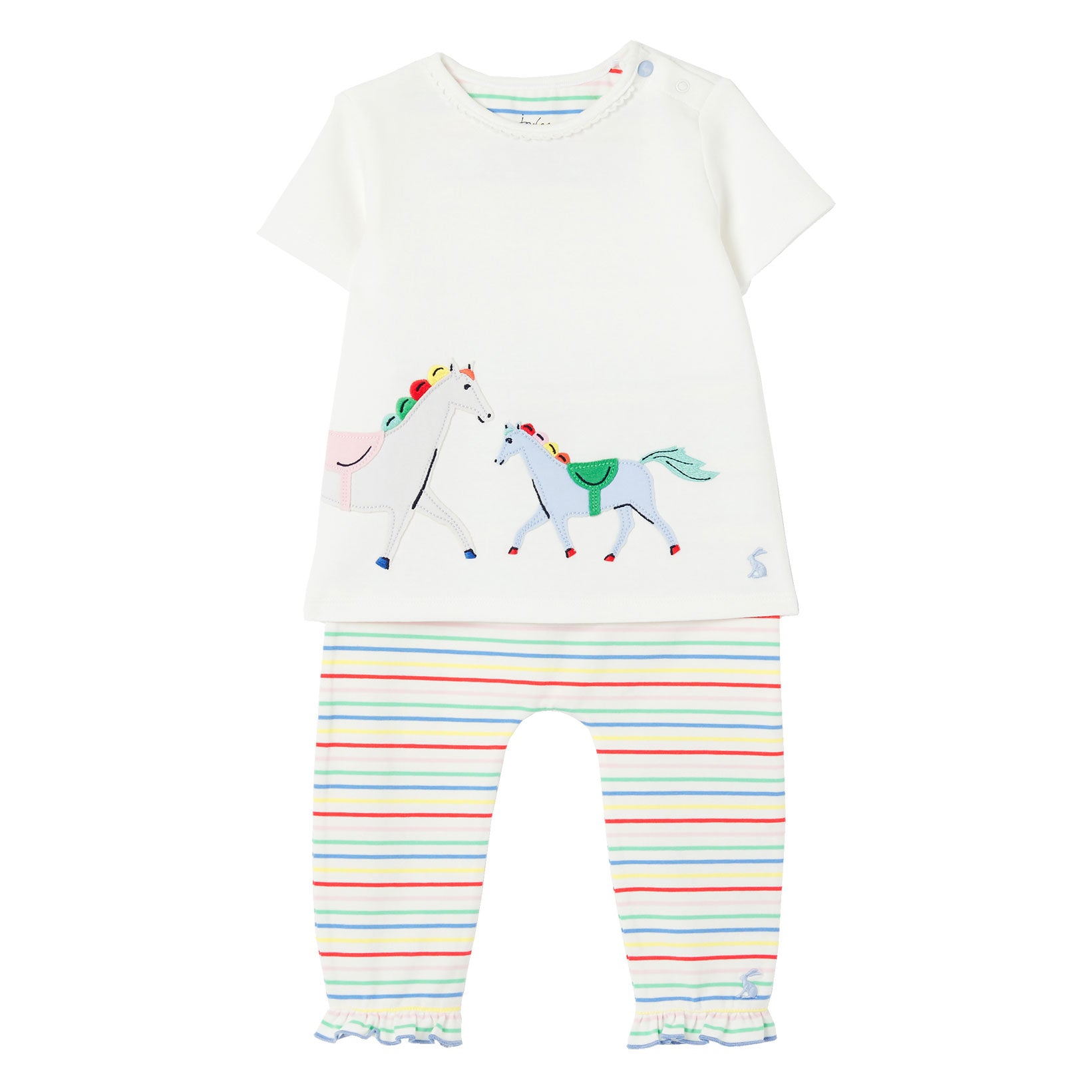 Joules Baby Girl Poppy Organic Cotton Artwork Set