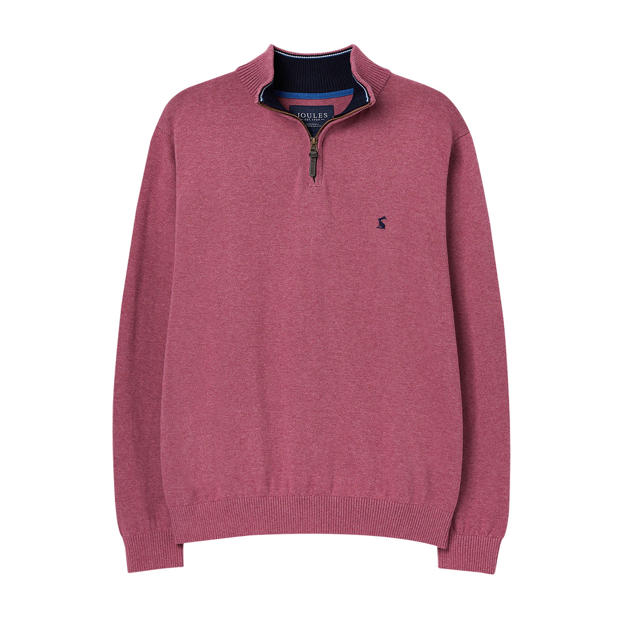 Joules Mens Hillside 1/4 Zip Funnel Neck Jumper