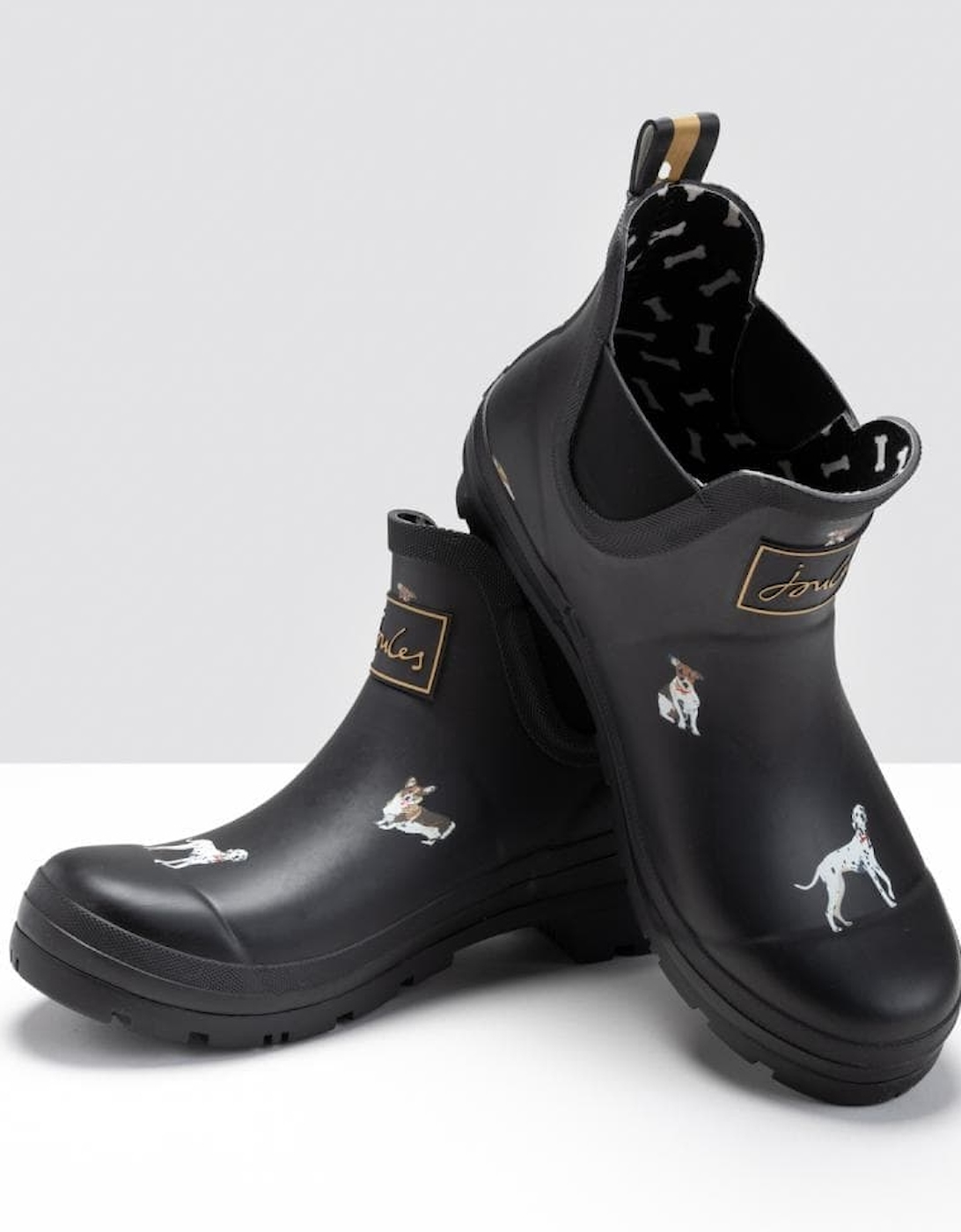 Joules Short Height Printed Welly Wellibob
