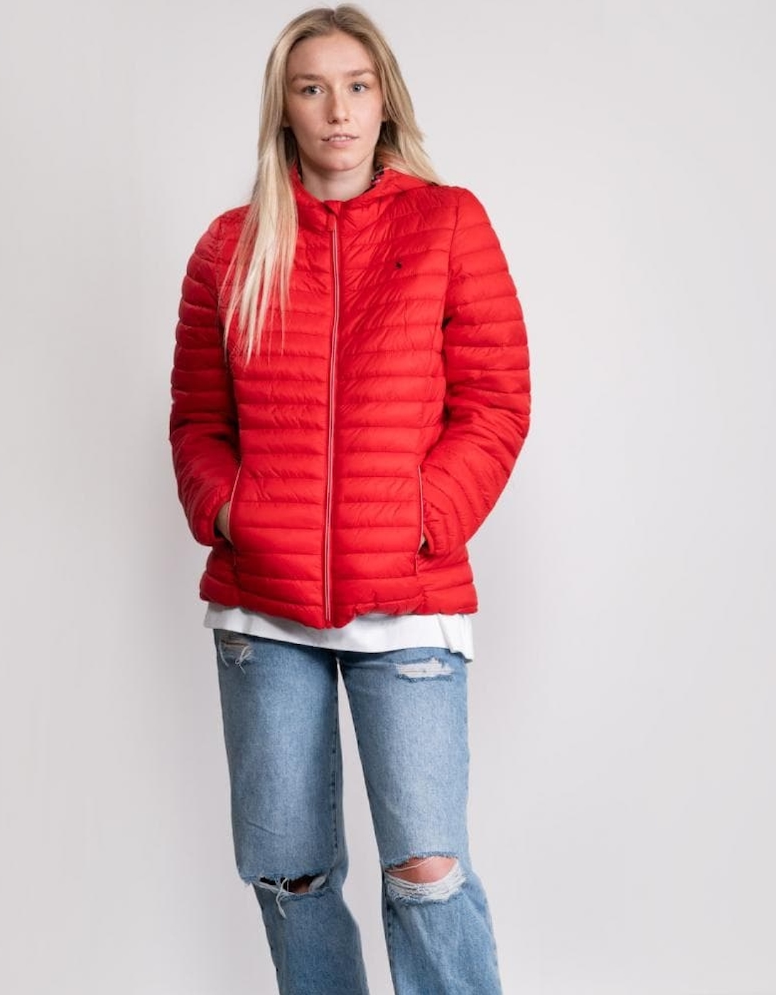 Joules Water Resistant Packable Puffer Coat