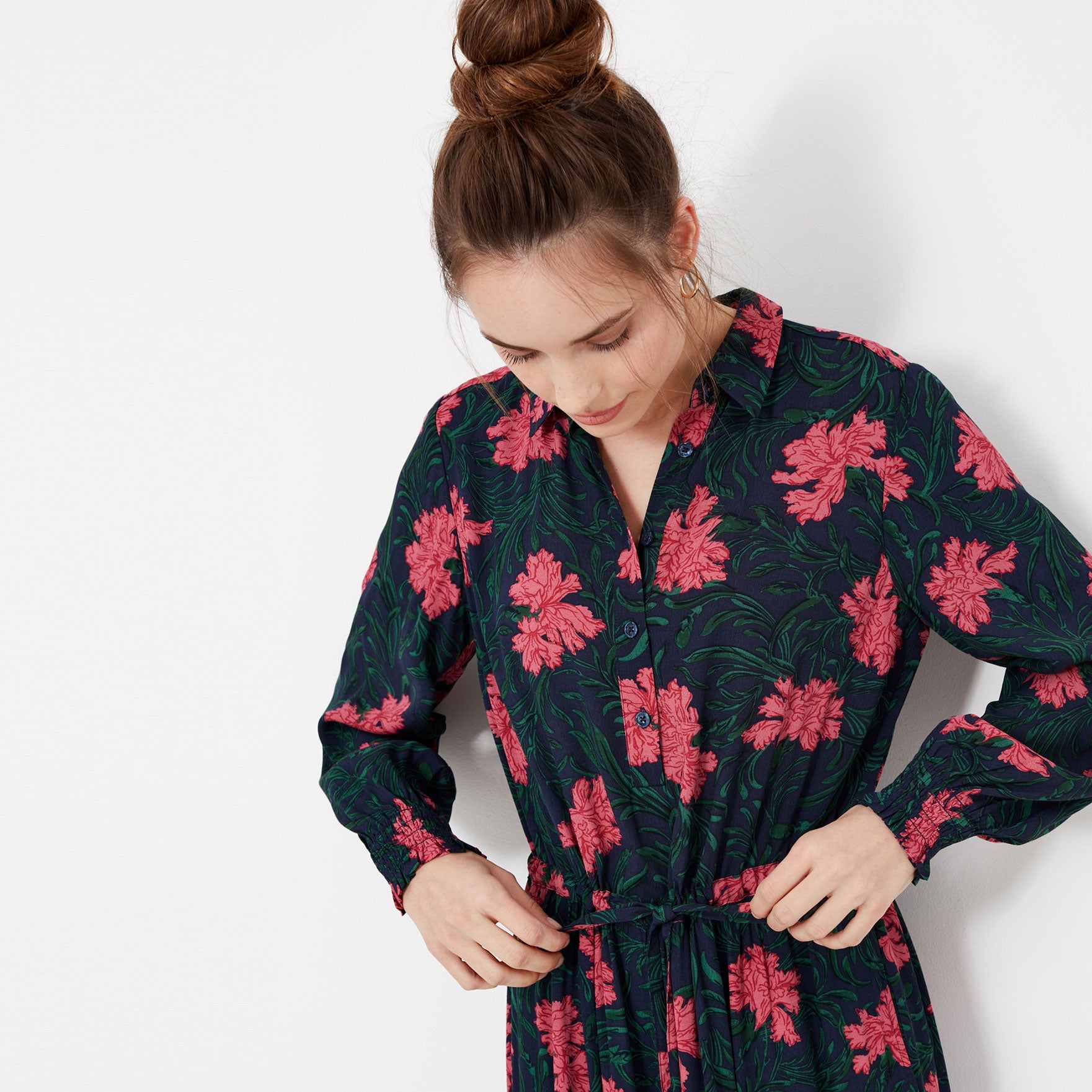 Joules Ladies Harper Shirt Dress With Tier