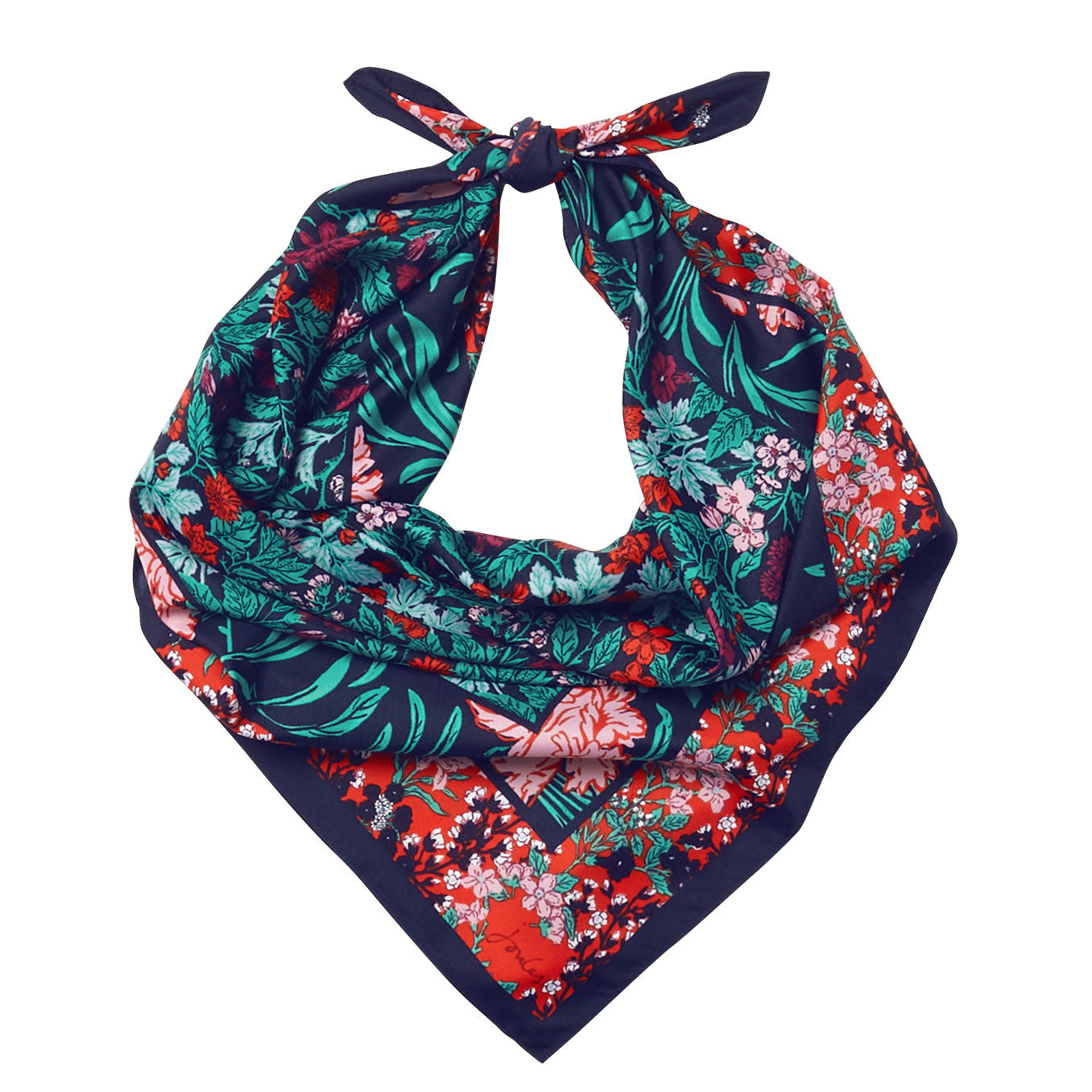 Joules Ladies Liv Printed Square Scarf