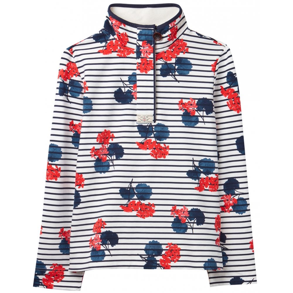 Joules Ladies Saunton Print Sweatshirt