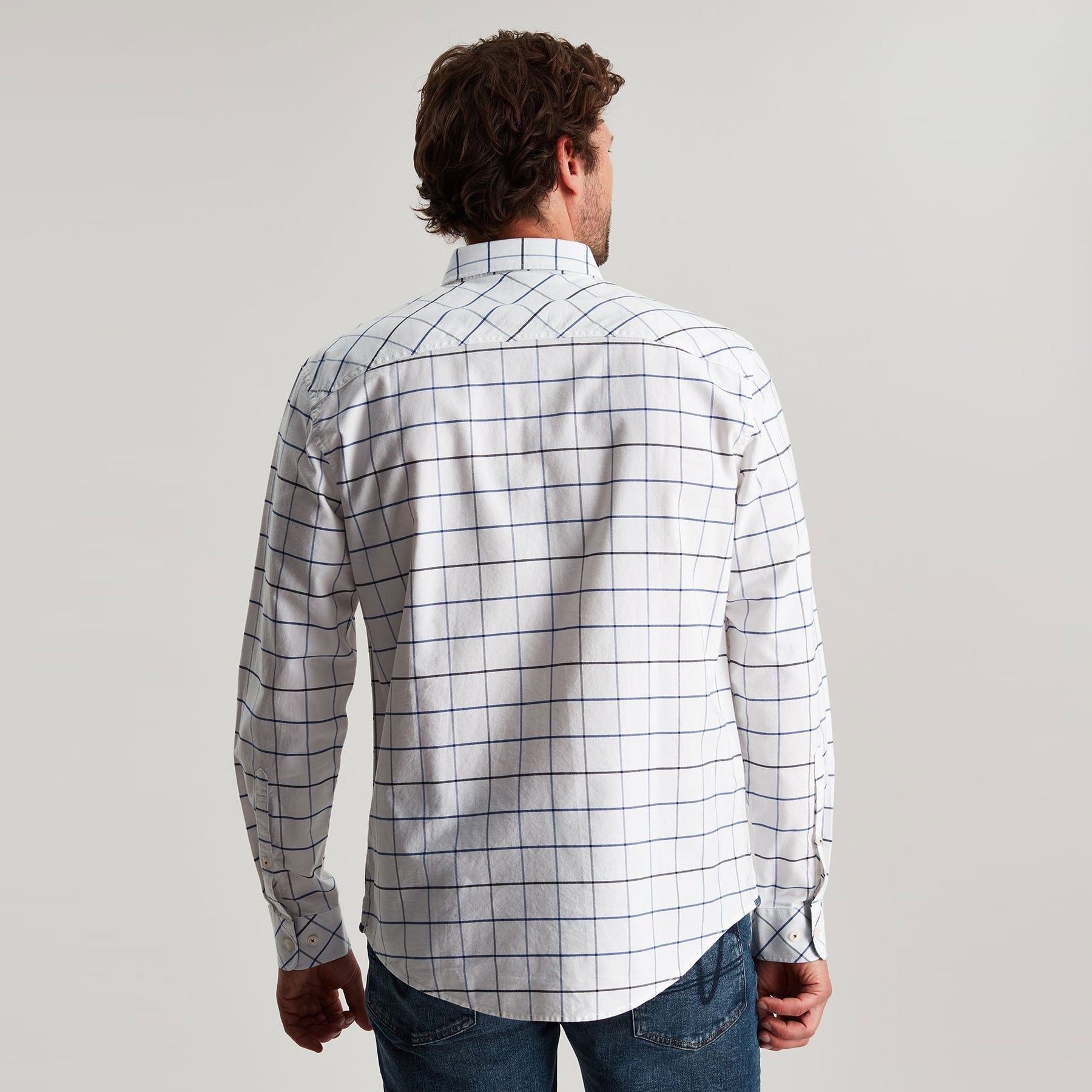 Joules Mens Welford Classic Long Sleeve Classic Fit Check Shirt