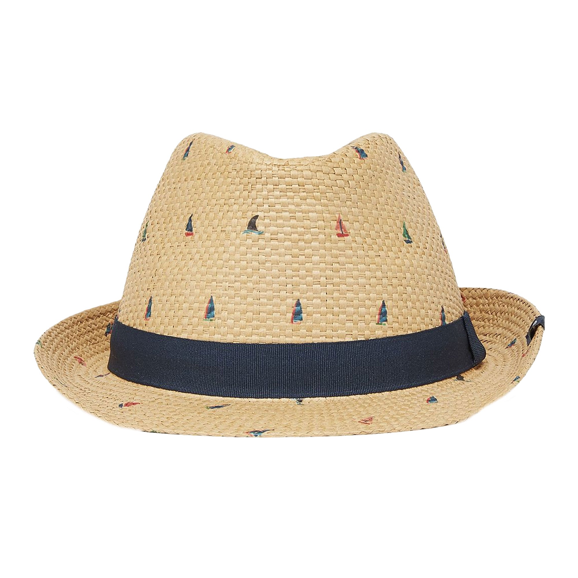 Joules Boys Printed Straw Hat