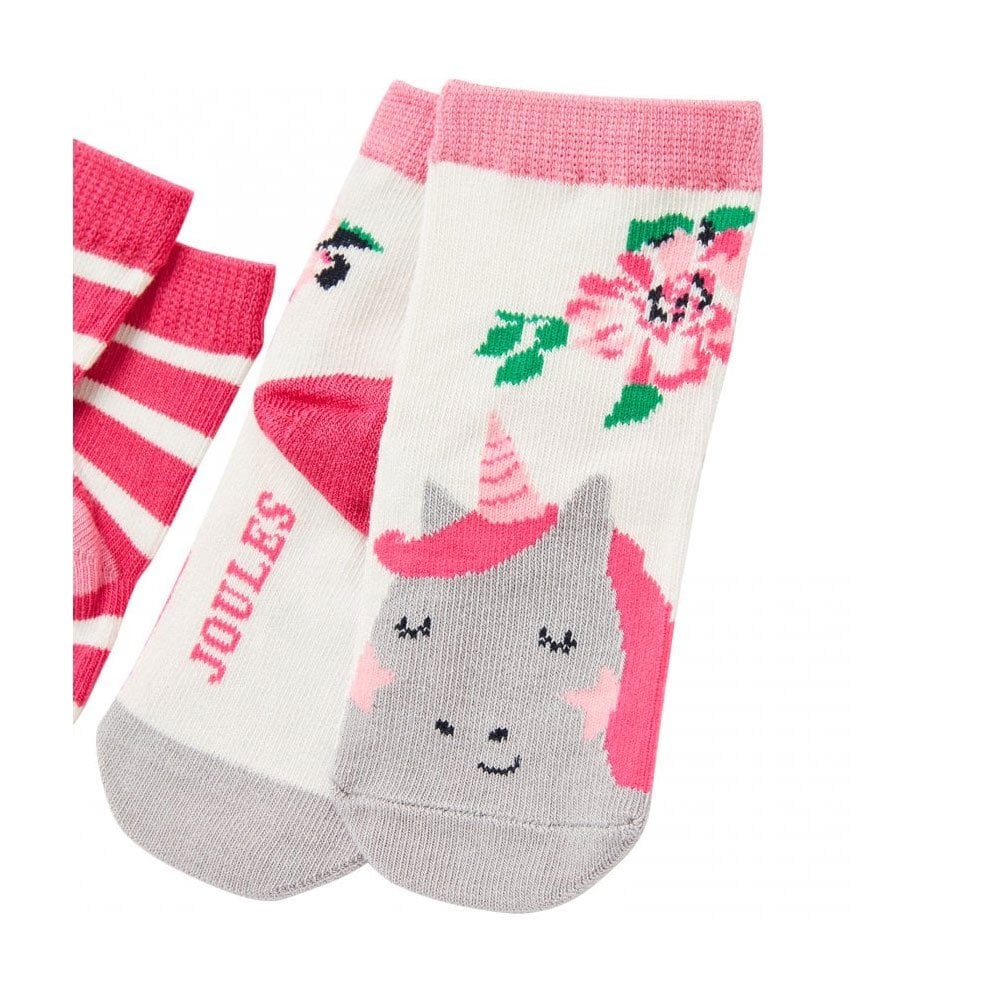Joules Baby Girls Neat Feet Character Socks